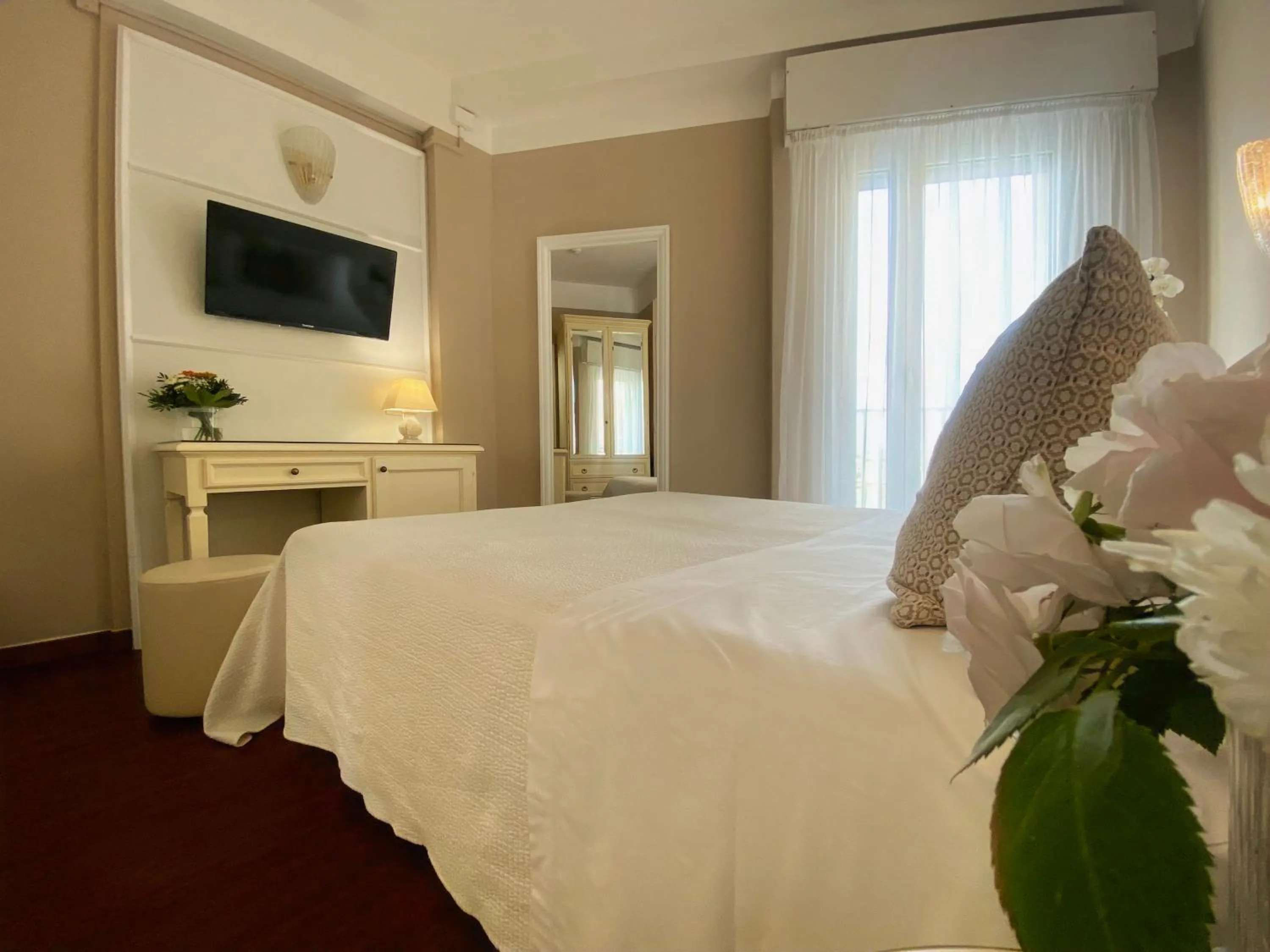 Bed in Hotel Admiral - on the beach