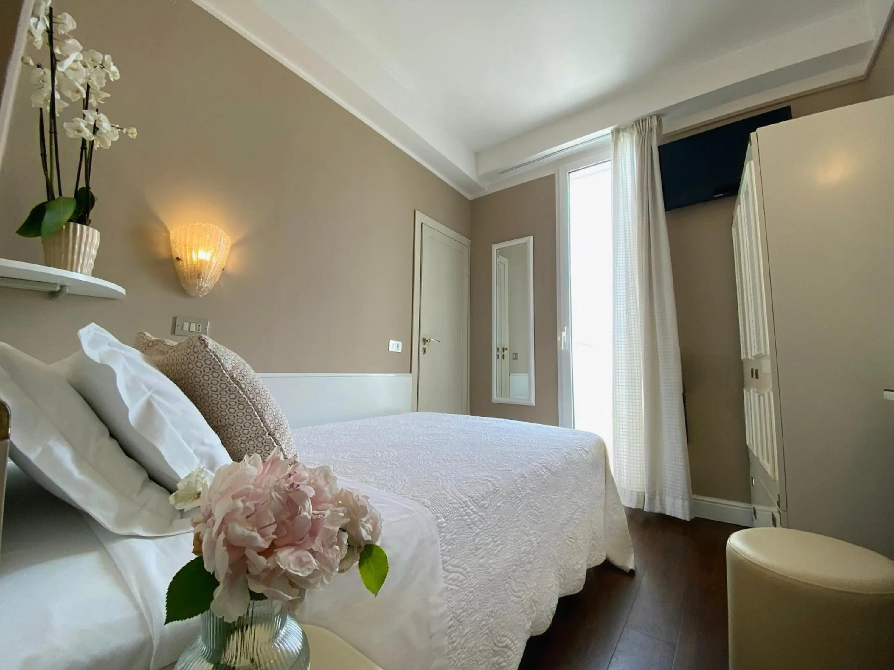 Bed in Hotel Admiral - on the beach