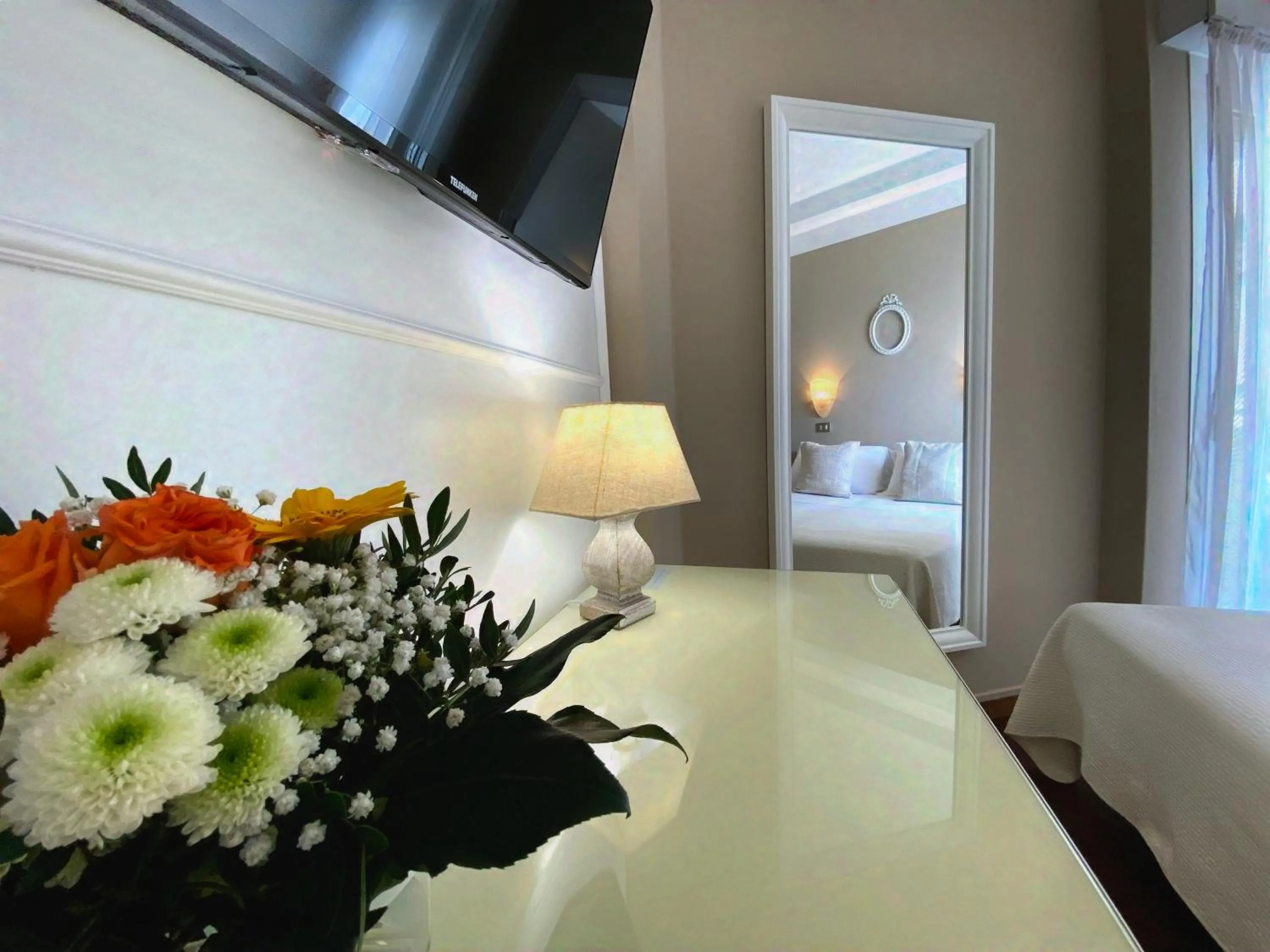 Bed in Hotel Admiral - on the beach