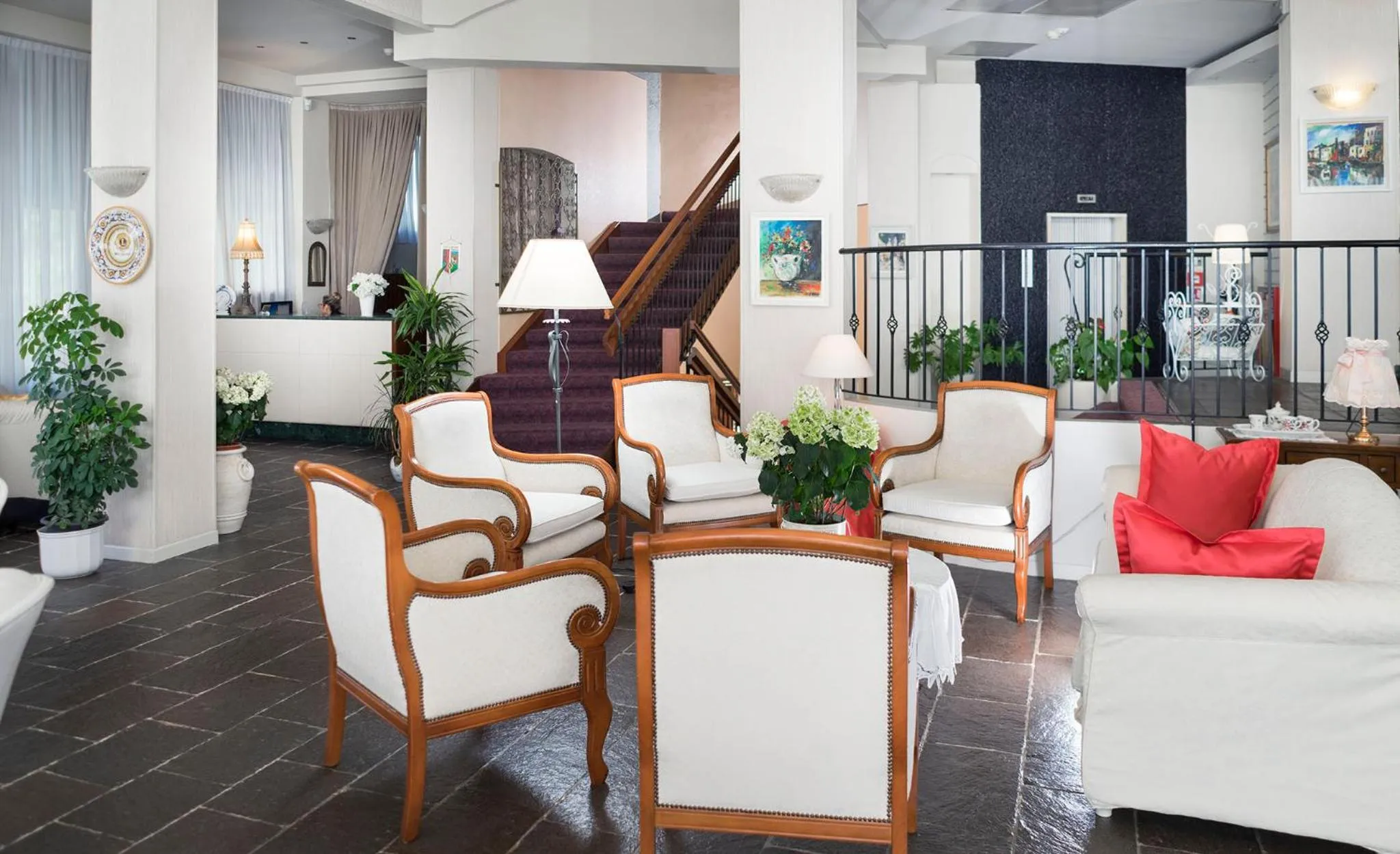 Living room in Hotel Admiral - on the beach