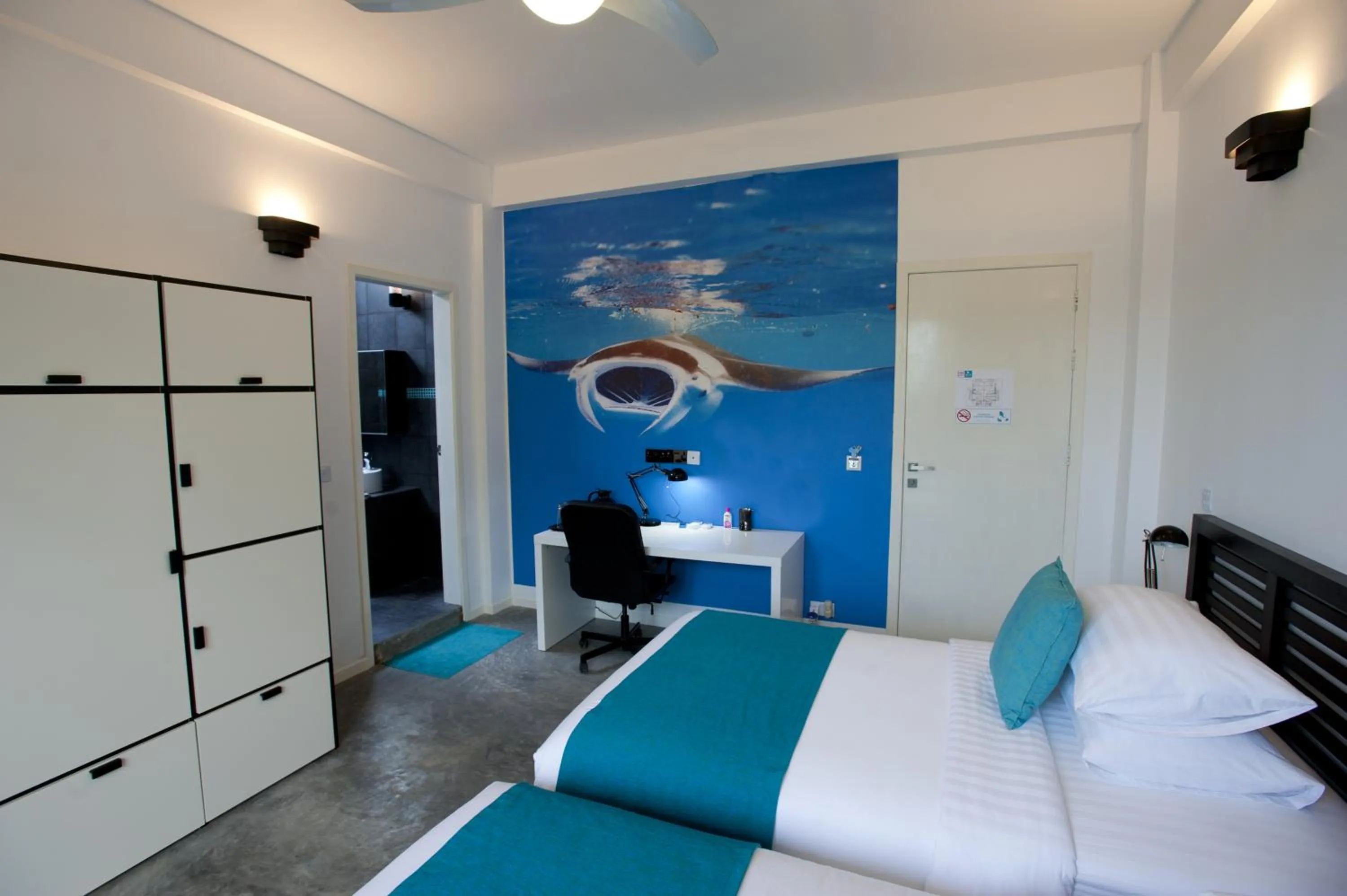 Bedroom, Bed in Boutique Beach All Inclusive Diving Hotel