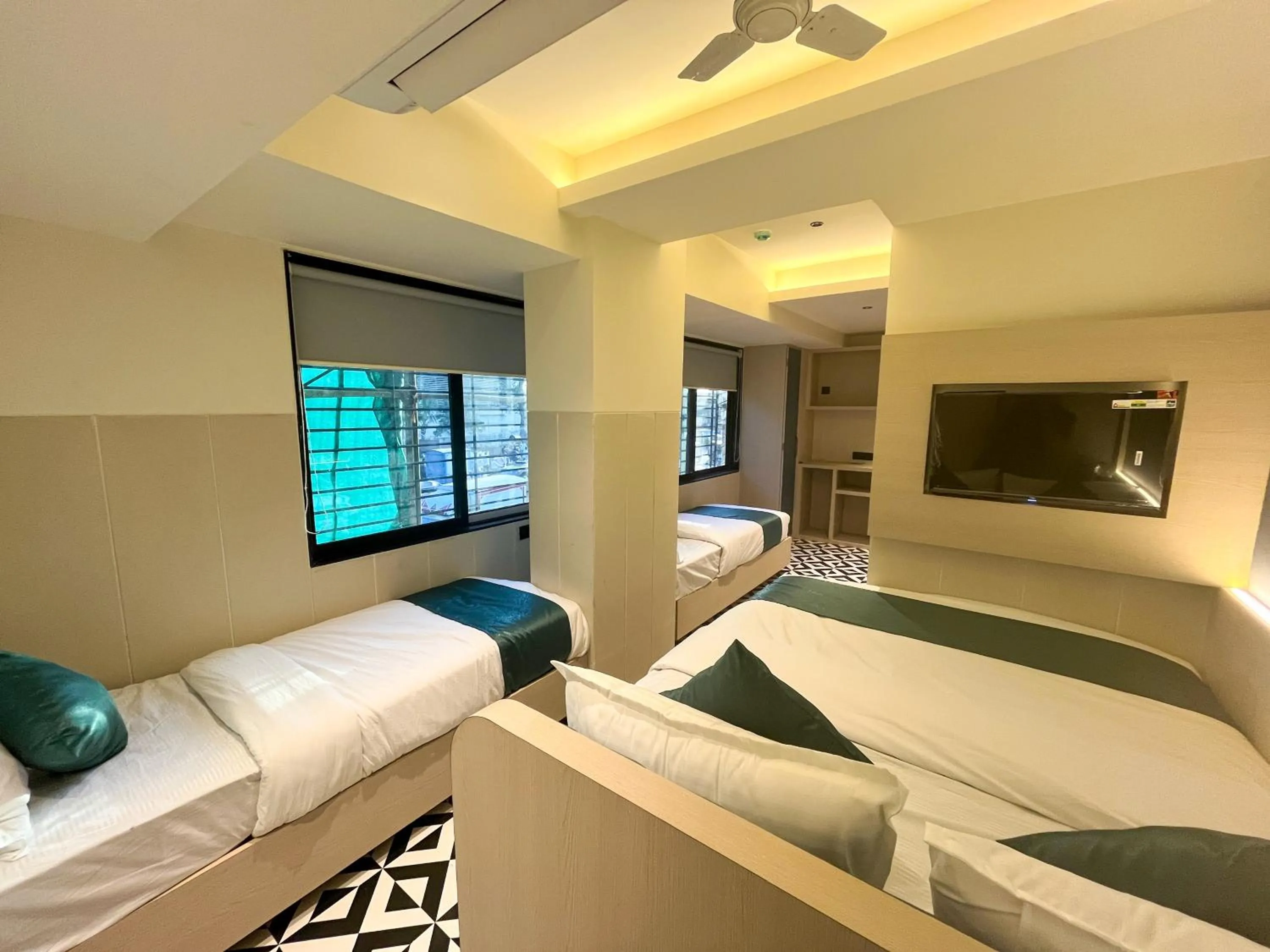 Photo of the whole room, Bed in Bandra Stays