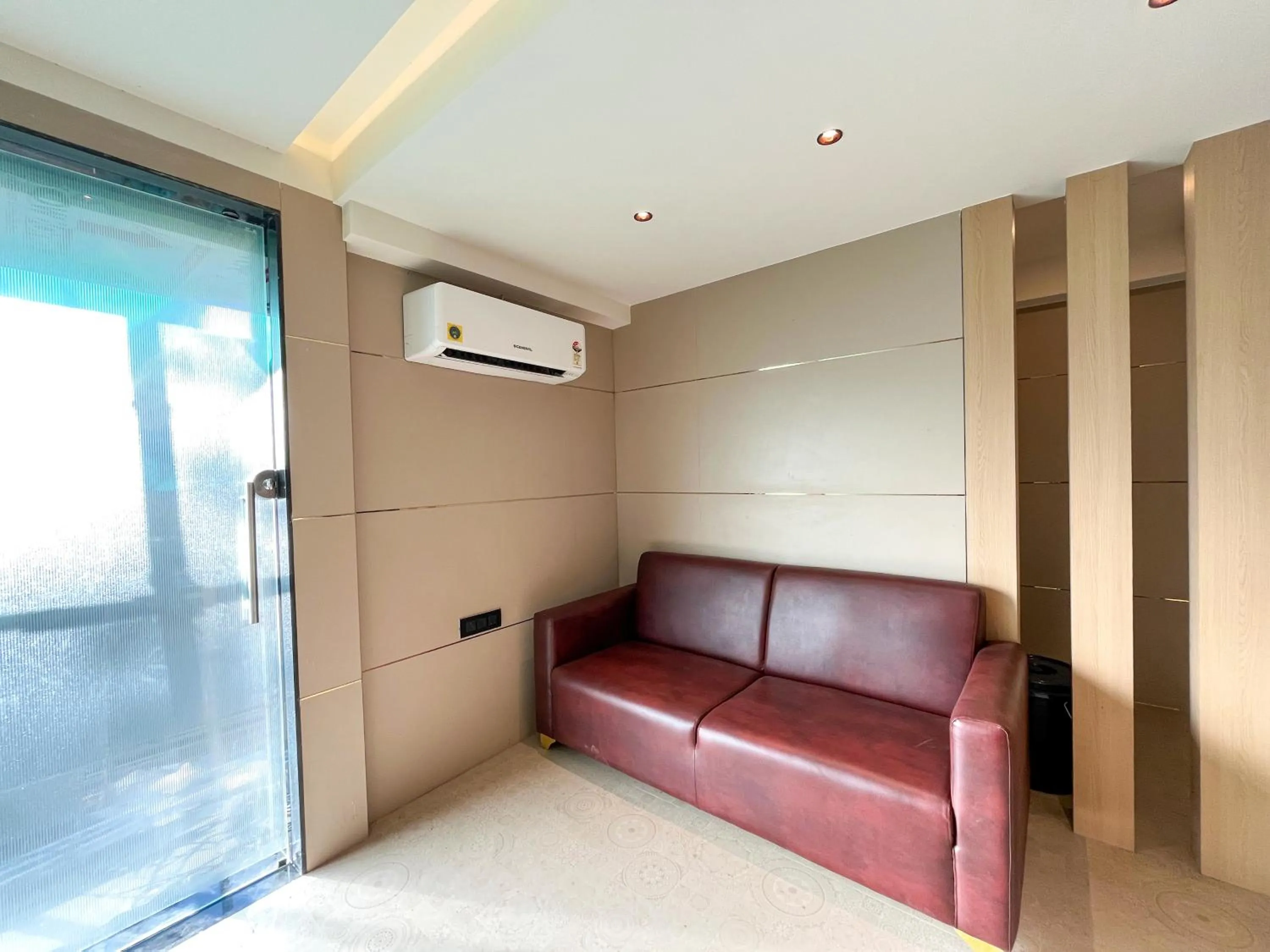 Seating area in Bandra Stays