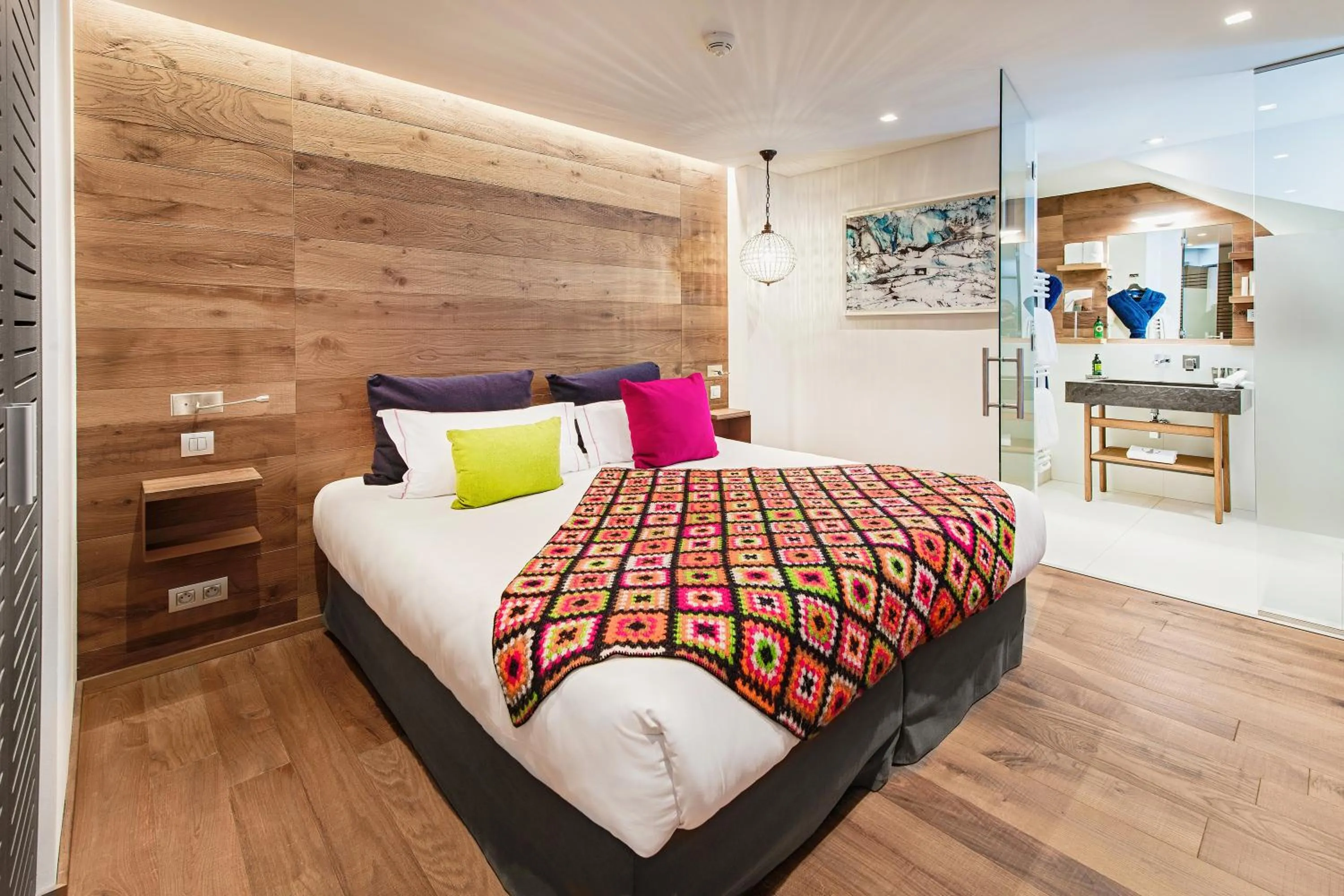 Bed in Hotel Pashmina Le Refuge