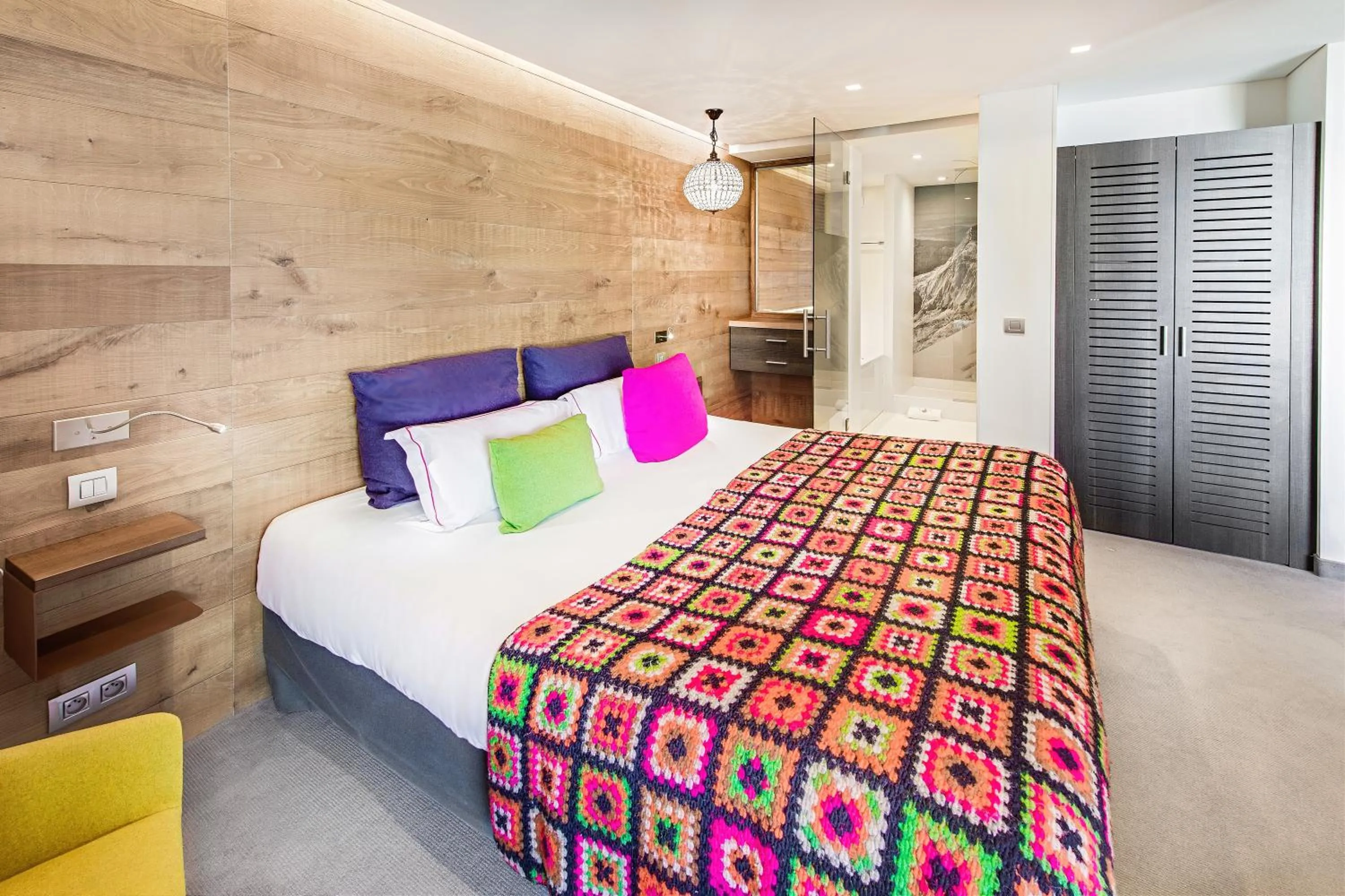 Bed in Hotel Pashmina Le Refuge