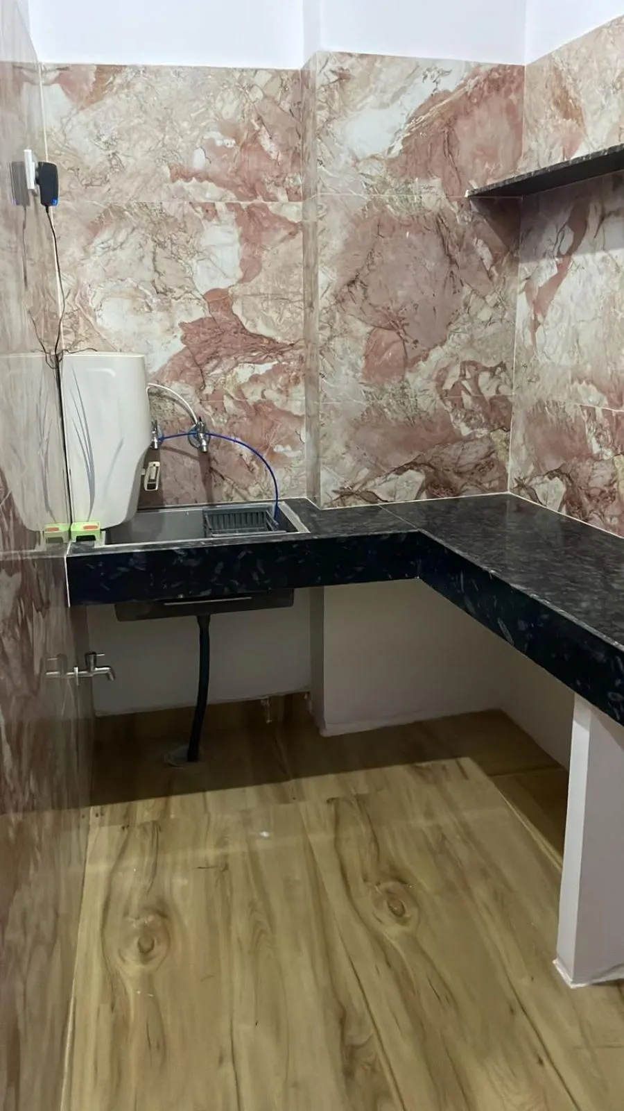 Kitchen or kitchenette in Kashi Ganga Guest House