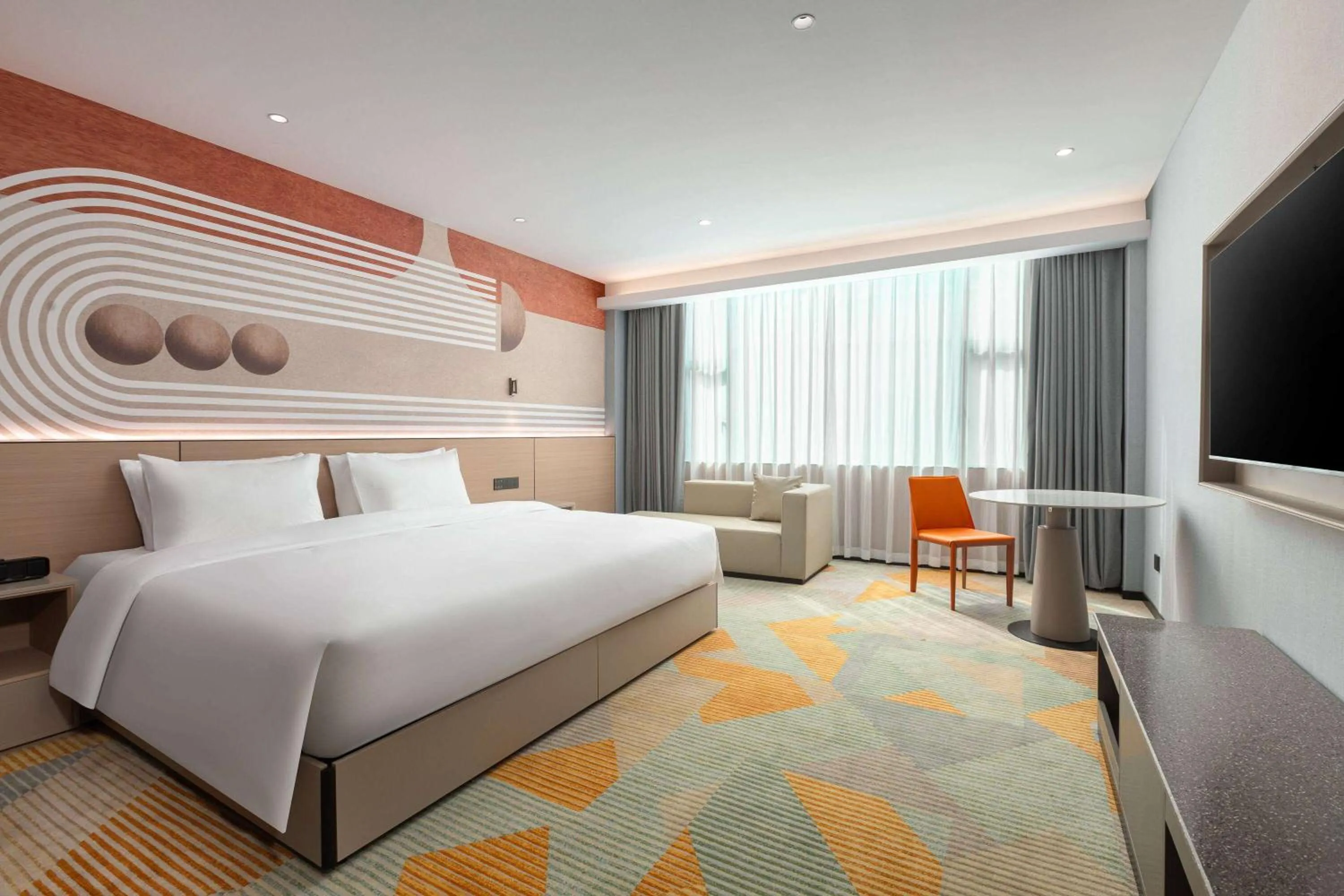 Photo of the whole room, Bed in Hawthorn by Wyndham Guangzhou Baiyun Airport