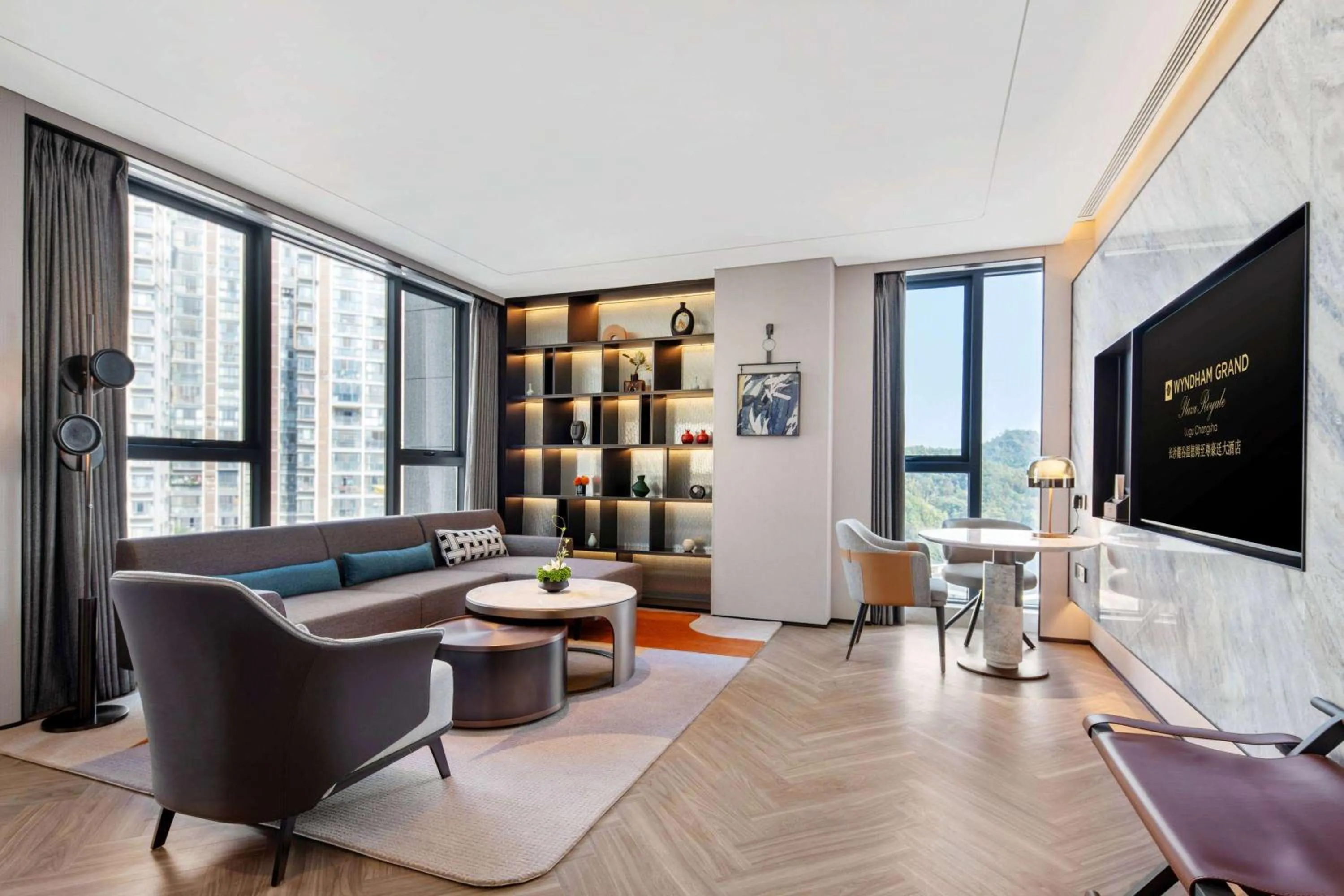 Photo of the whole room in Wyndham Grand Plaza Royale Lugu Changsha