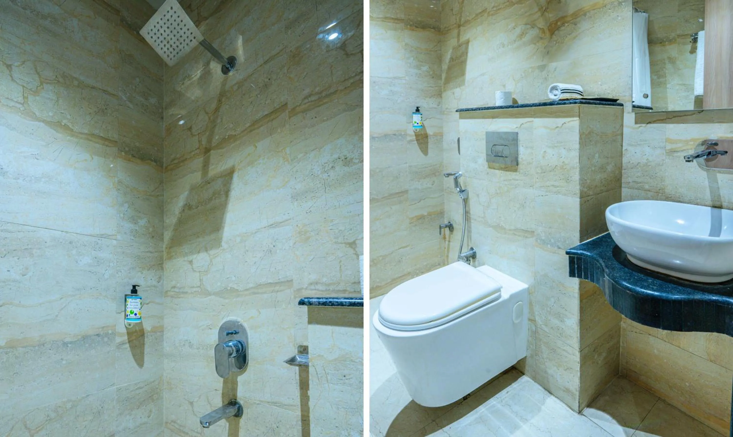 Bathroom in Treebo Royal City