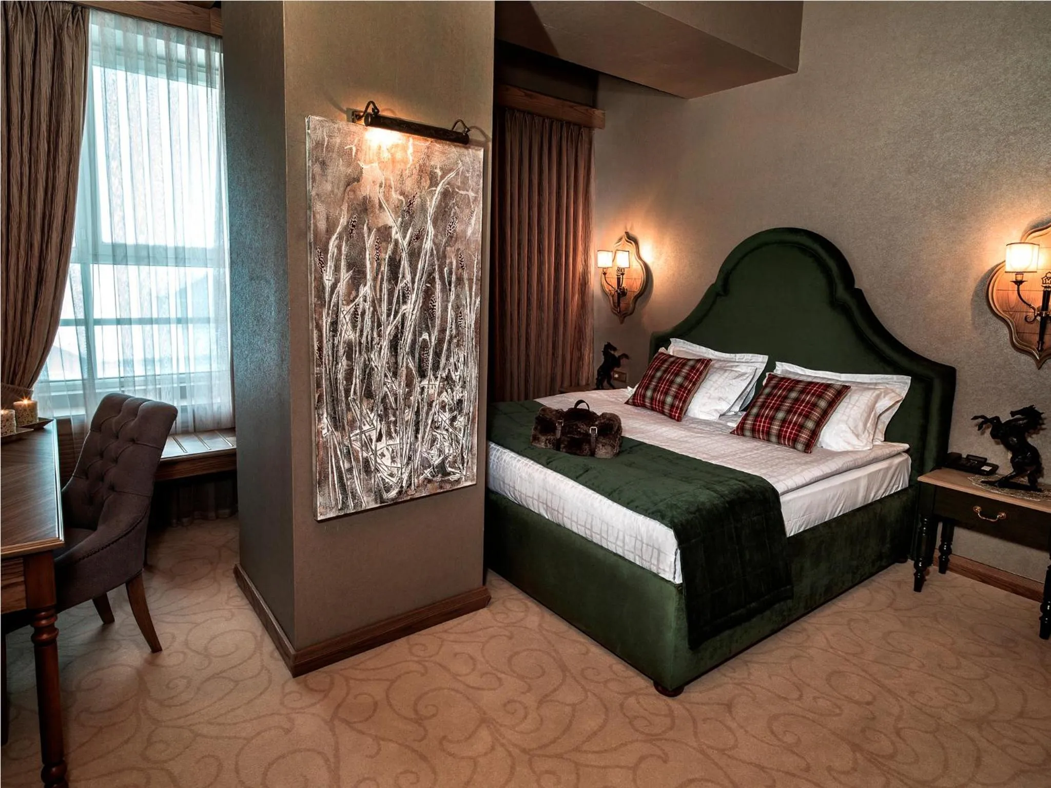 Bedroom, Bed in Ağaoğlu My Mountain