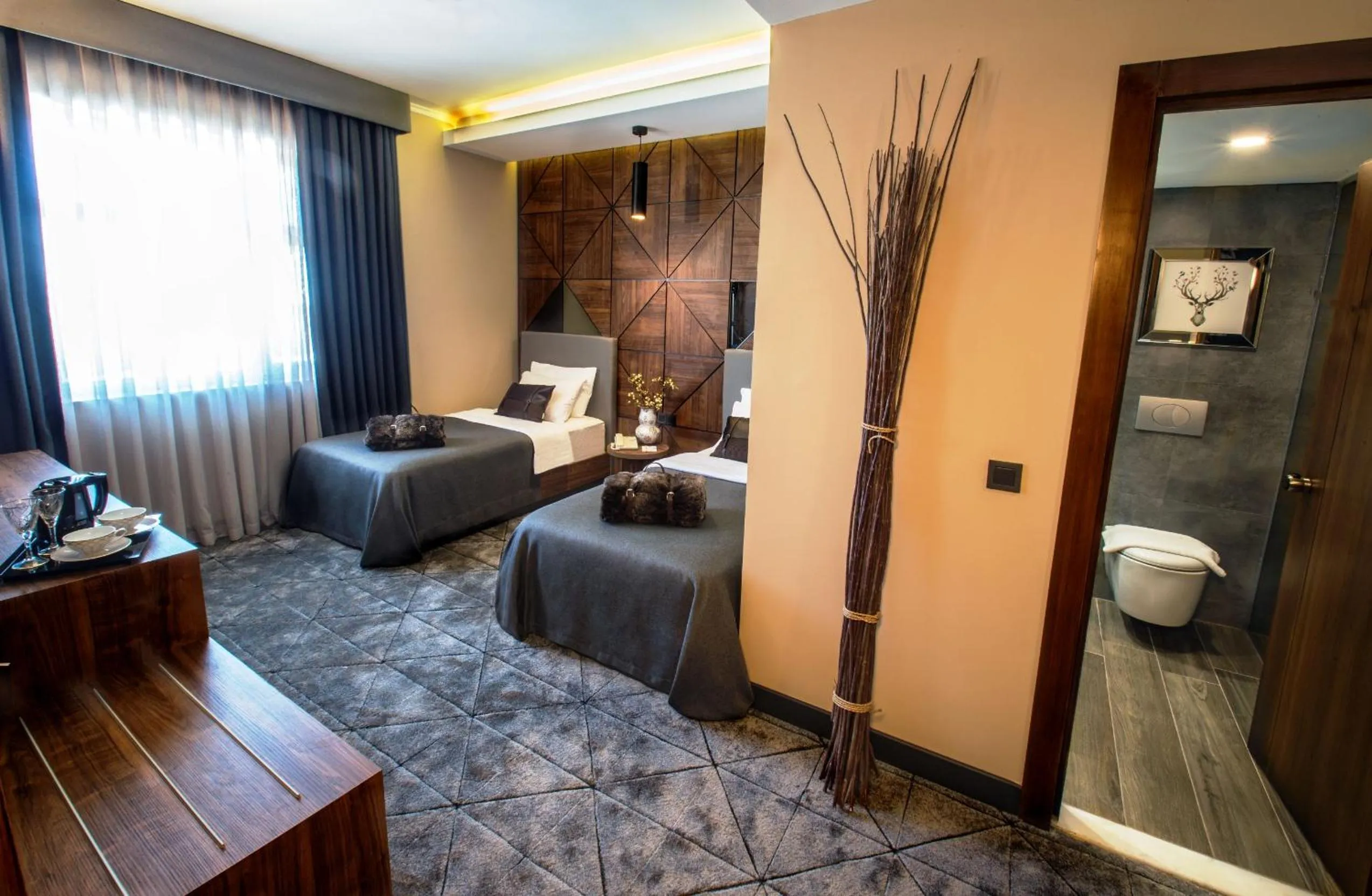 Bedroom, Bed in Ağaoğlu My Mountain