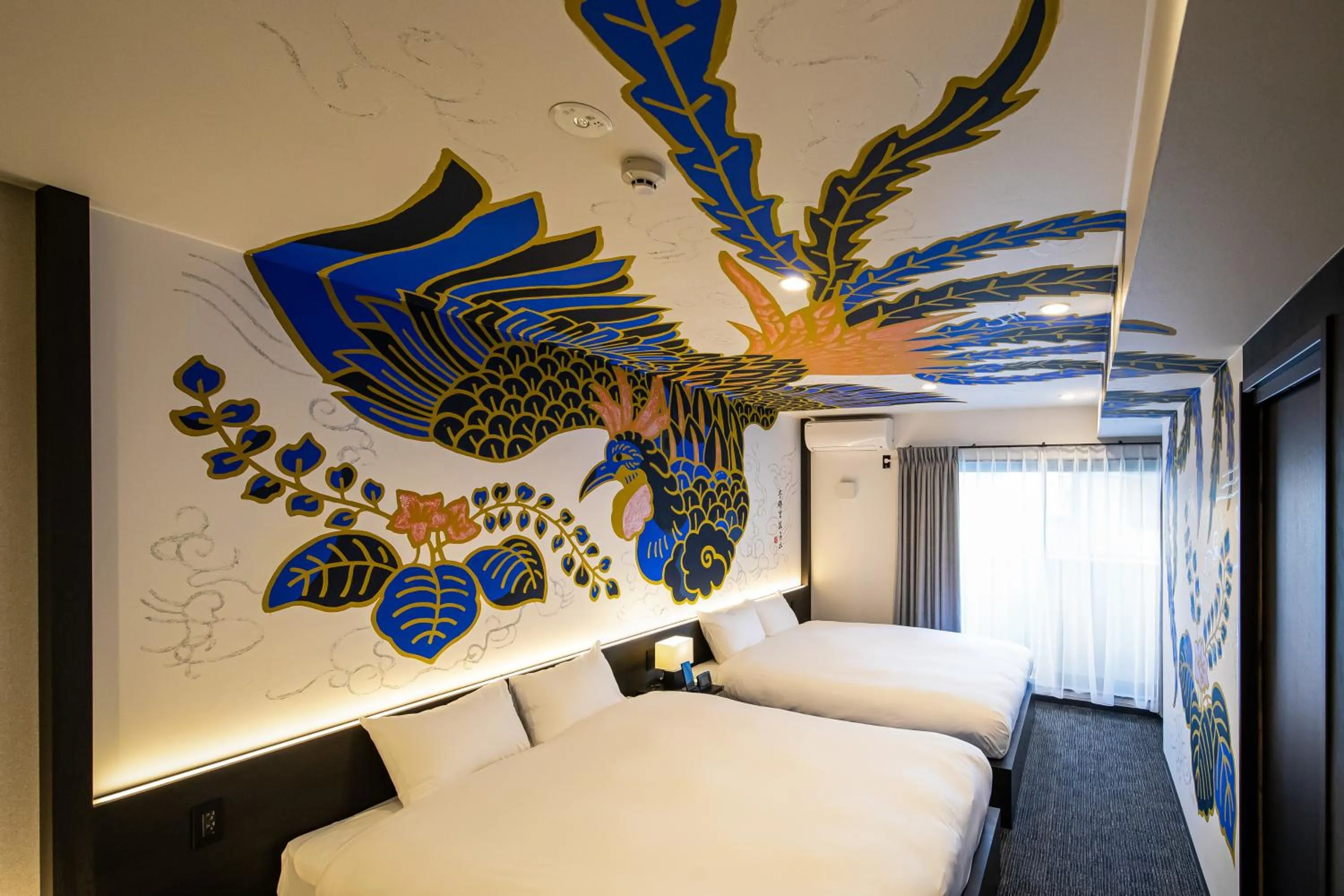 Bed in Randor Residence Kyoto Nijo Castle