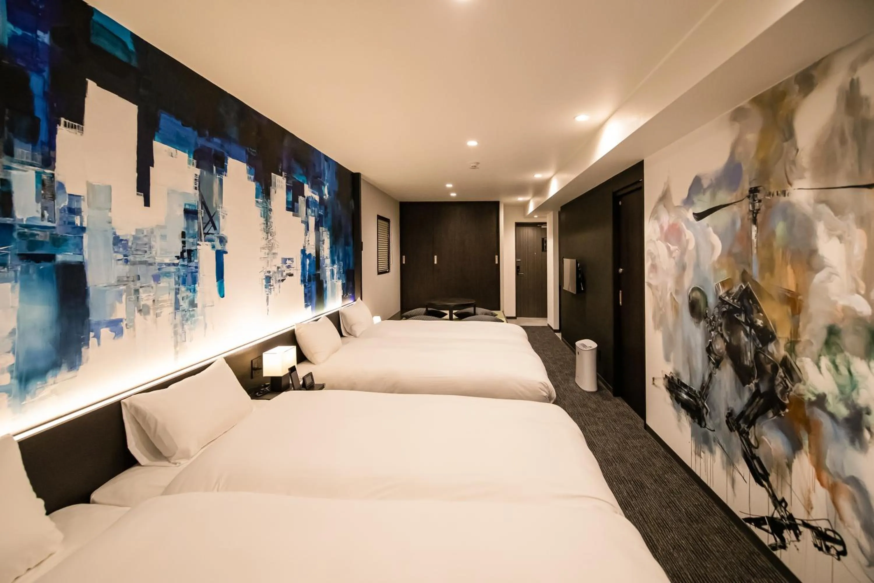 Bed in Randor Residence Kyoto Nijo Castle