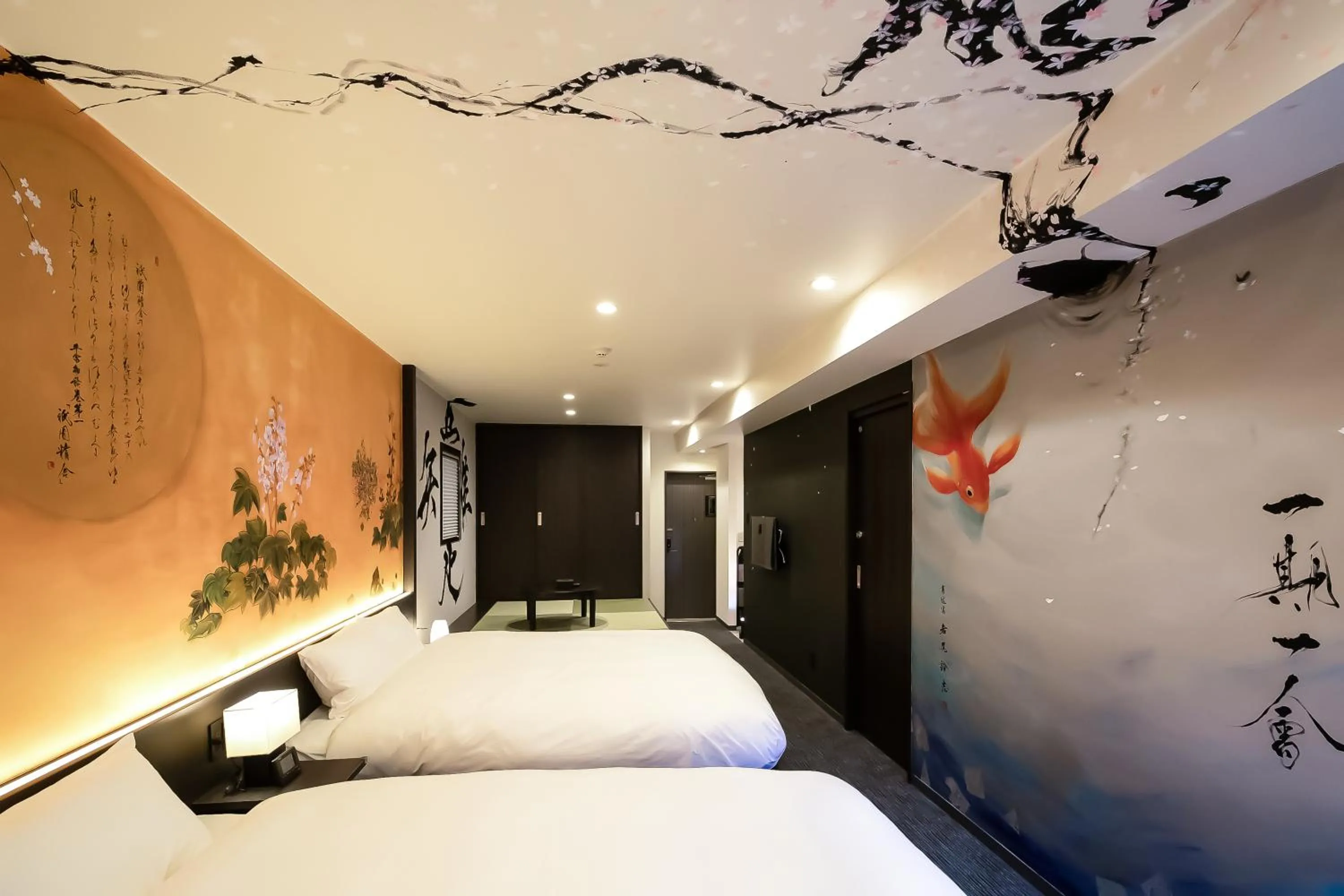 Bed in Randor Residence Kyoto Nijo Castle