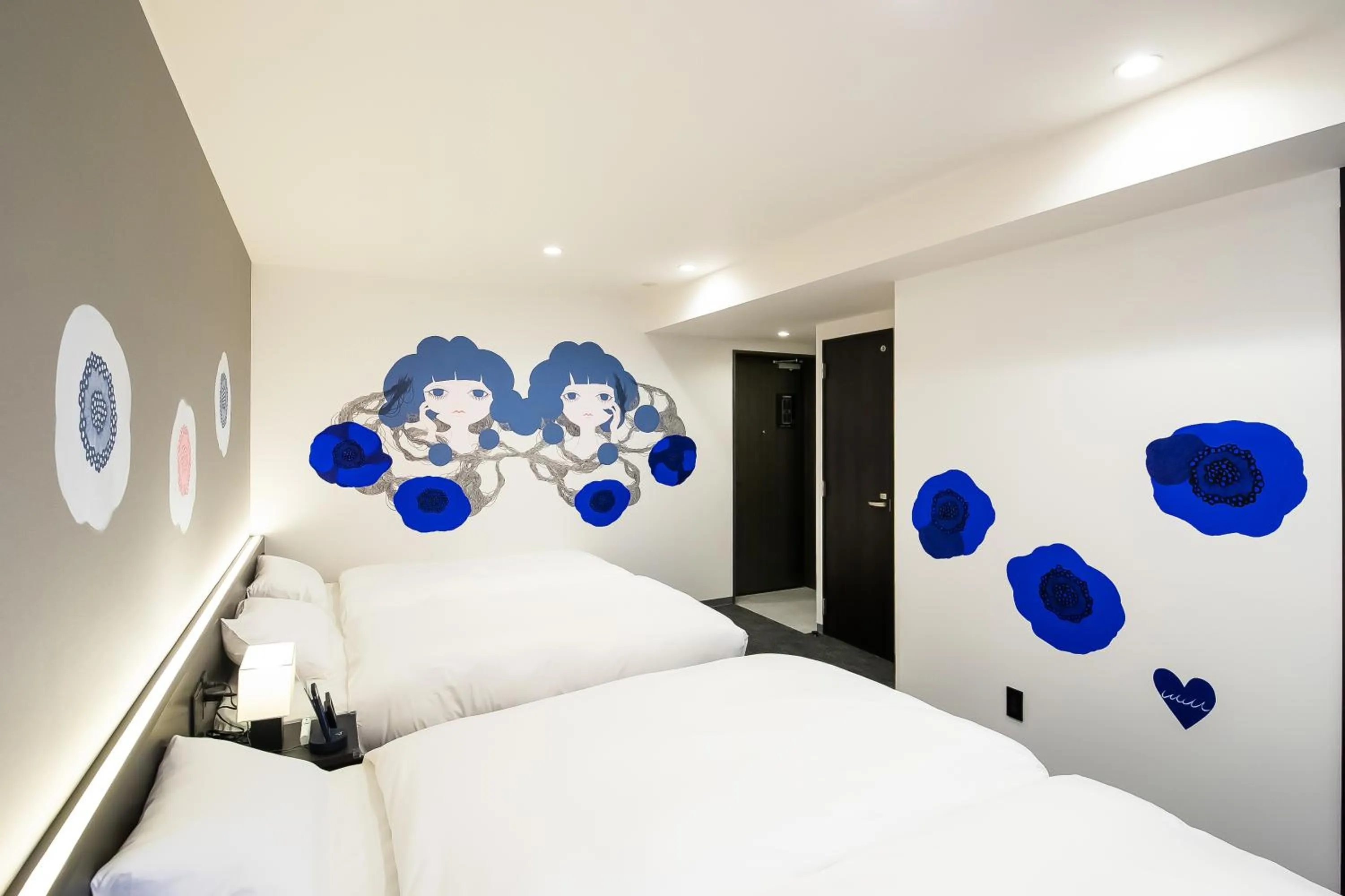 Bed in Randor Residence Kyoto Nijo Castle