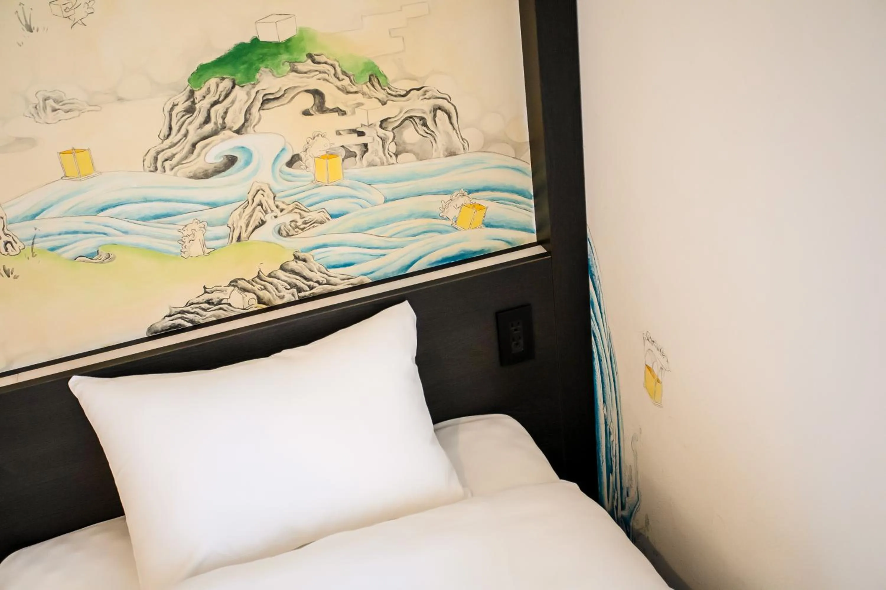 Bed in Randor Residence Kyoto Nijo Castle