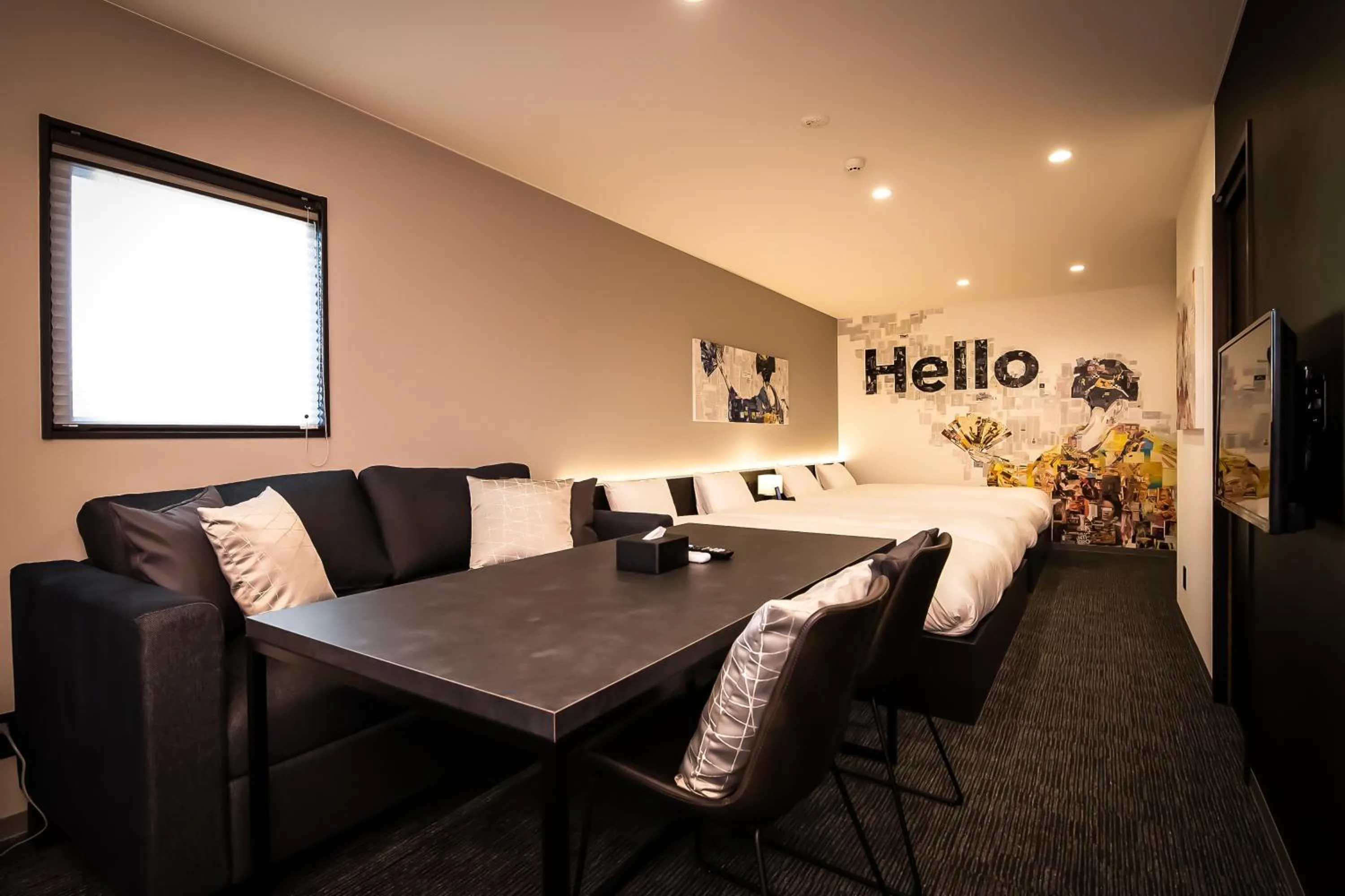 Living room in Randor Residence Kyoto Nijo Castle