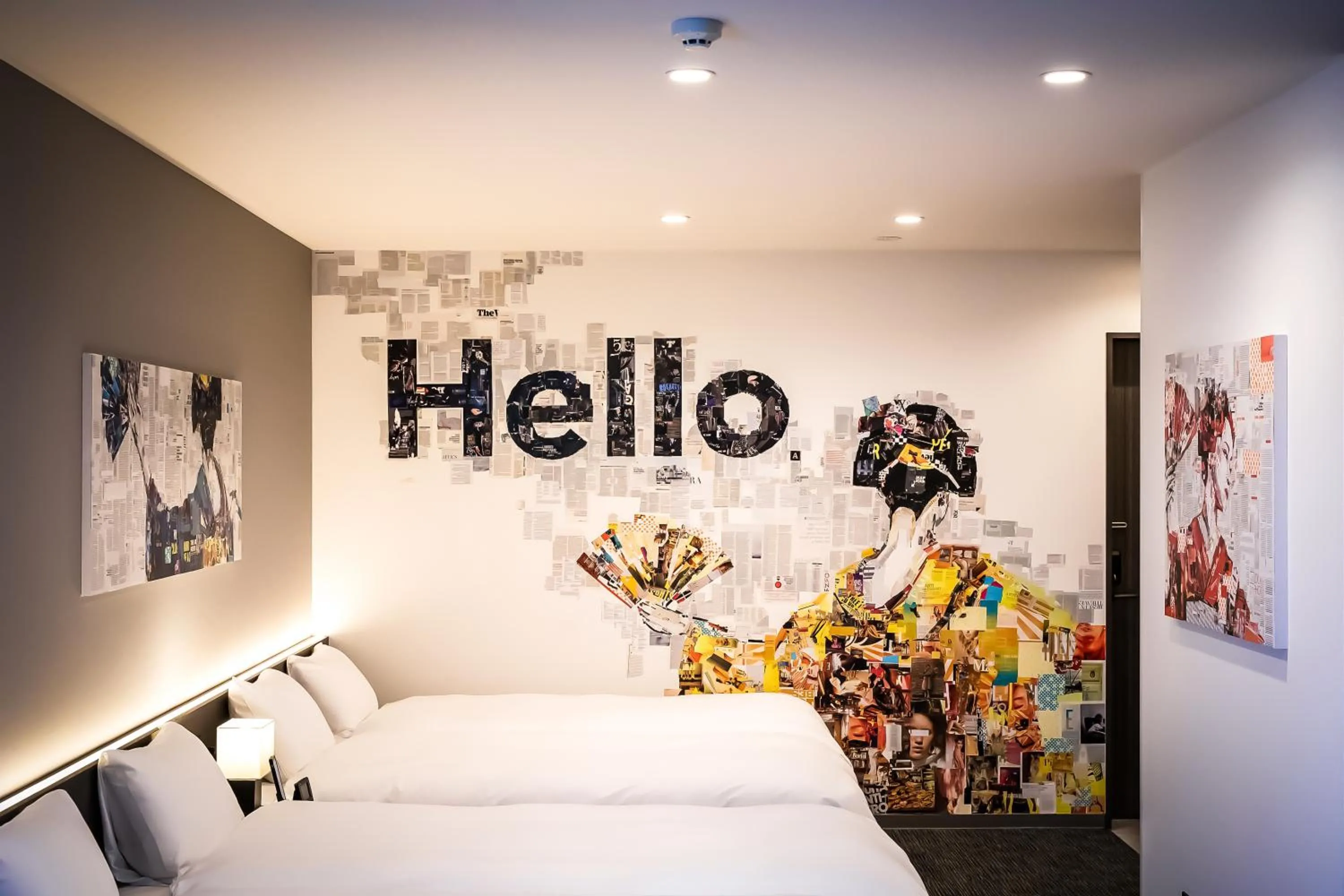 Decorative detail, Bed in Randor Residence Kyoto Nijo Castle