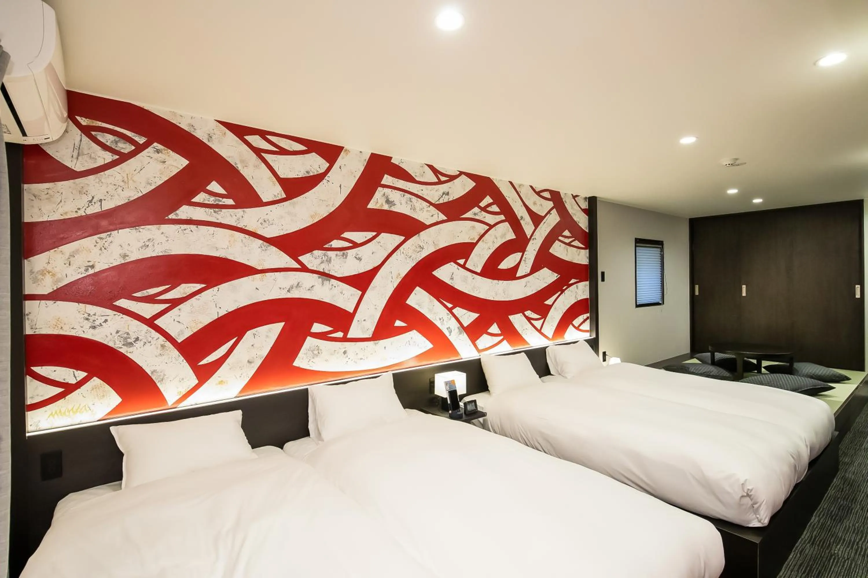 Bed in Randor Residence Kyoto Nijo Castle