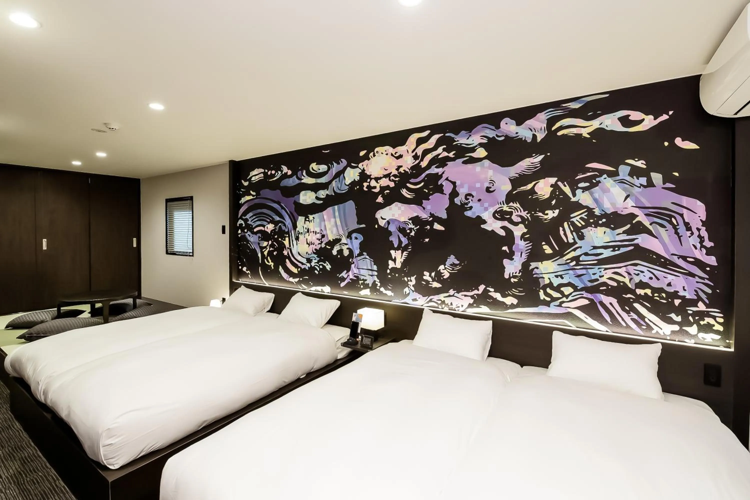 Bed in Randor Residence Kyoto Nijo Castle