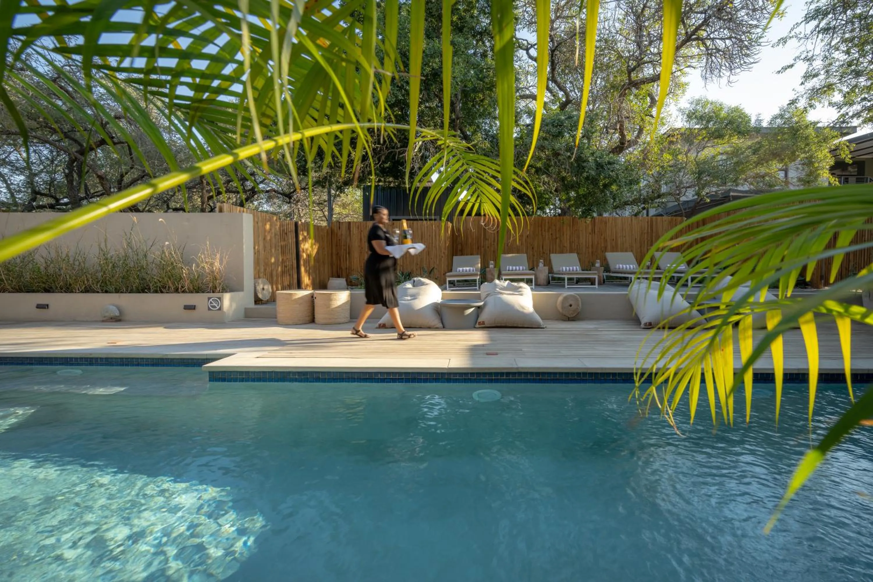 Pool view in Khiwane Boutique Hotel
