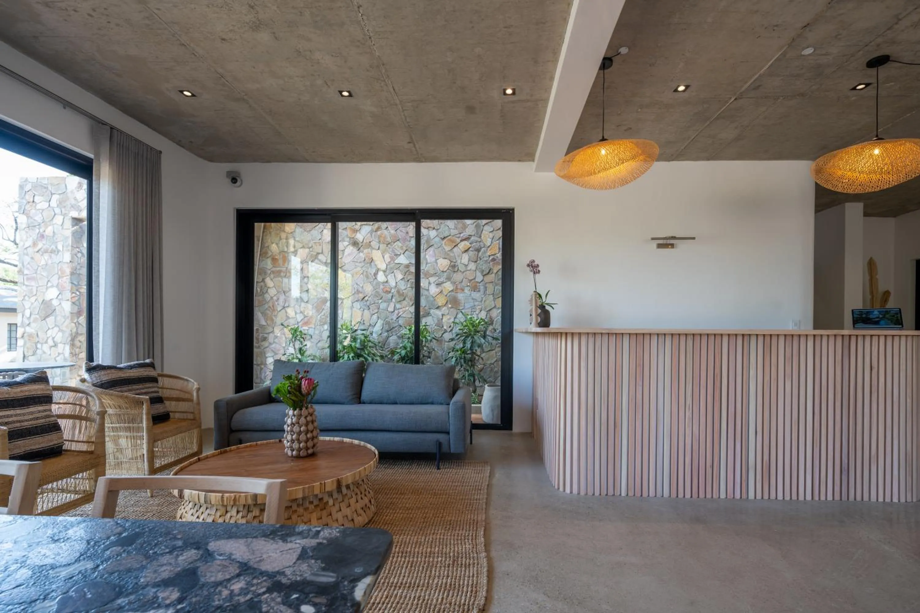 Seating area in Khiwane Boutique Hotel