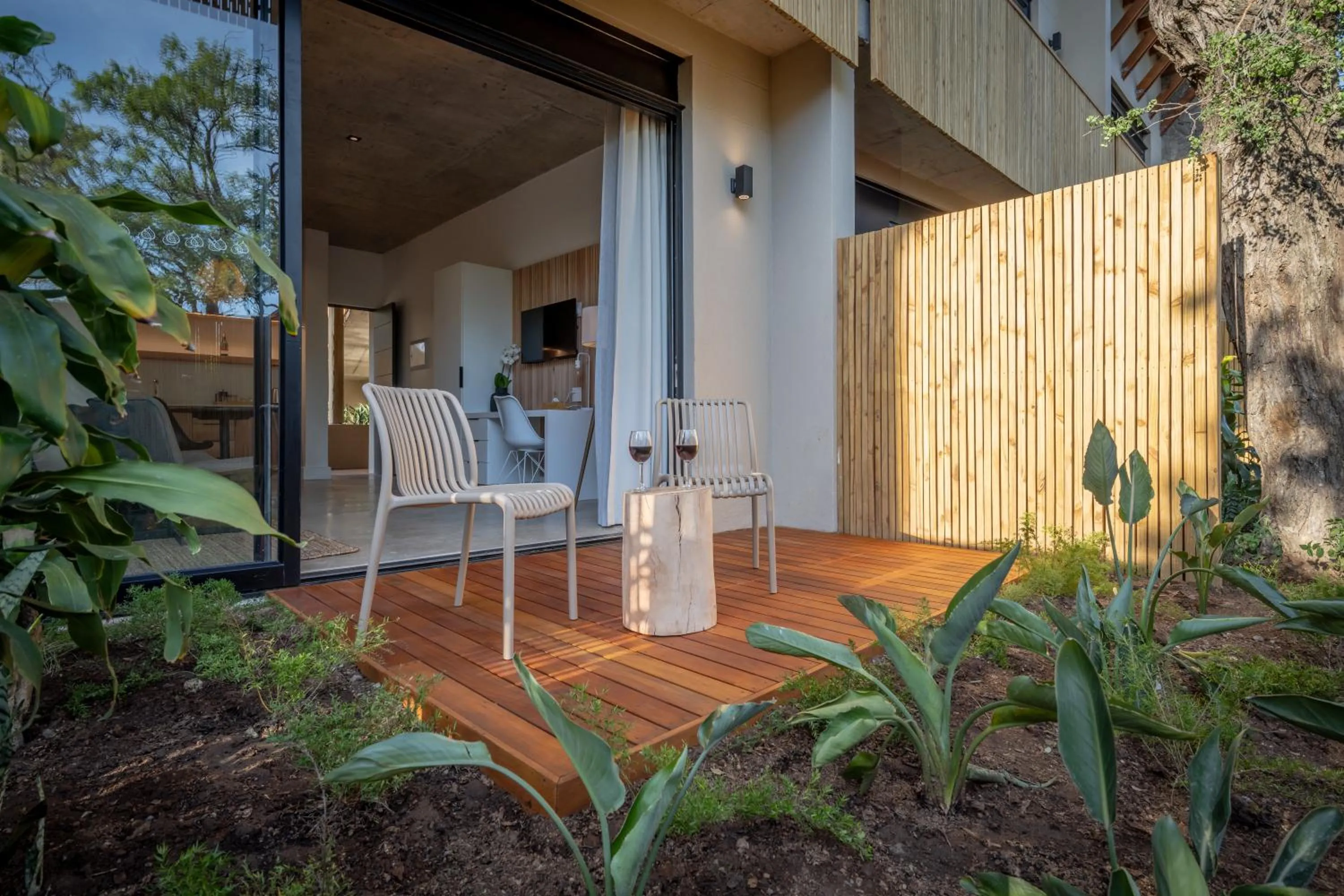 Patio in Khiwane Boutique Hotel