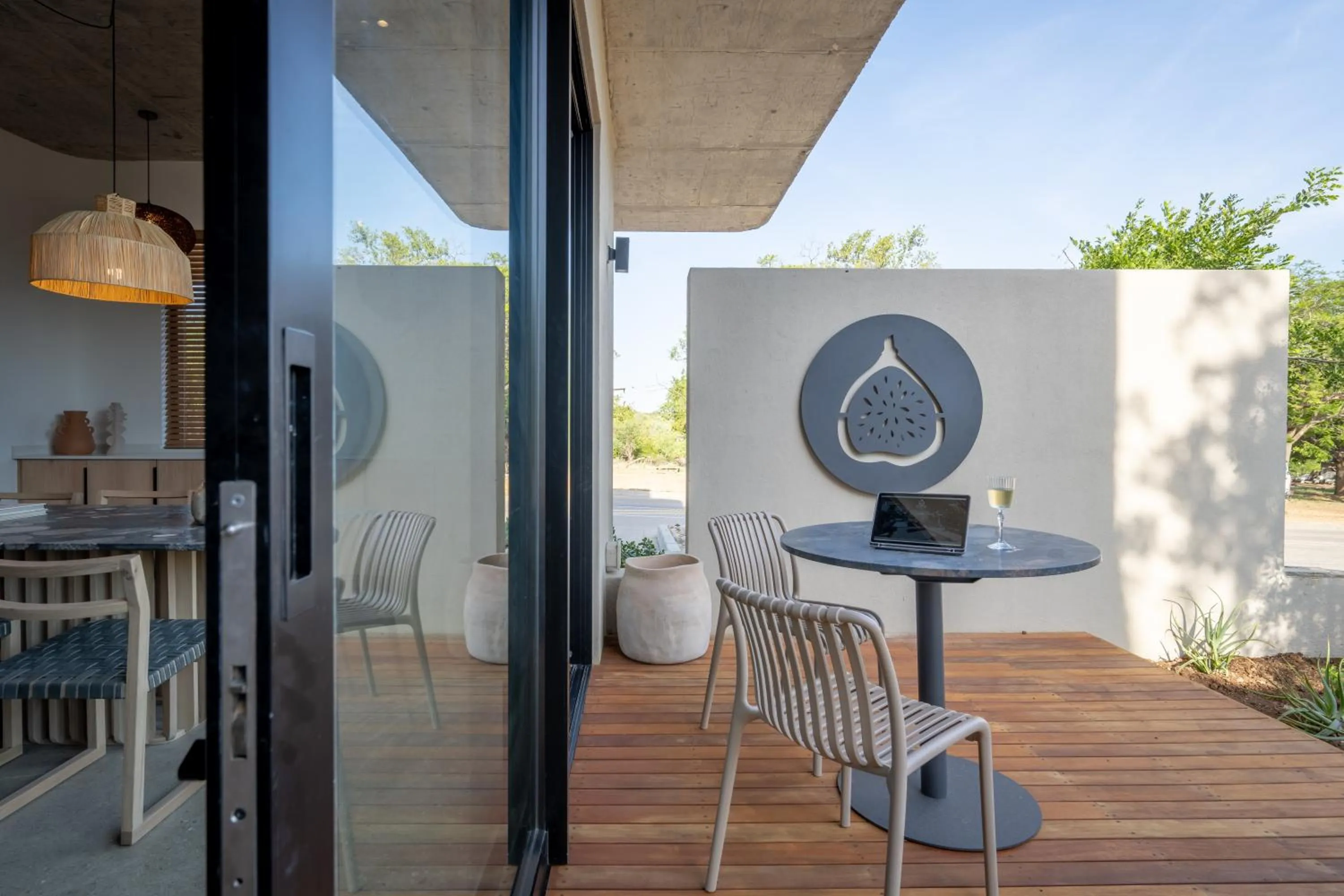 Patio in Khiwane Boutique Hotel