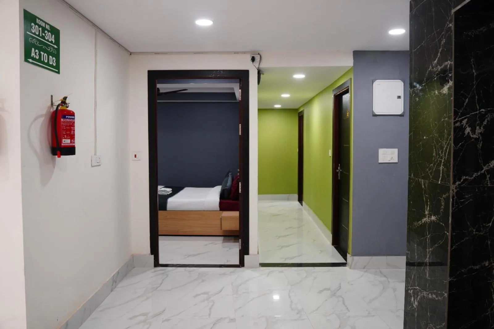 Bed in Hotel Aastha Height