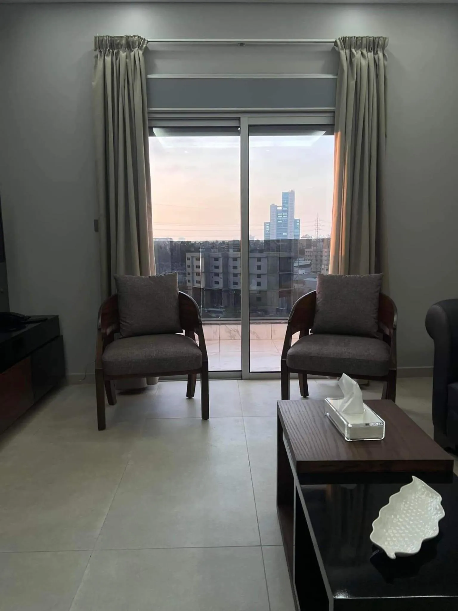 Seating area in Matar Residence - Spacious Hotel Suites in Beirut