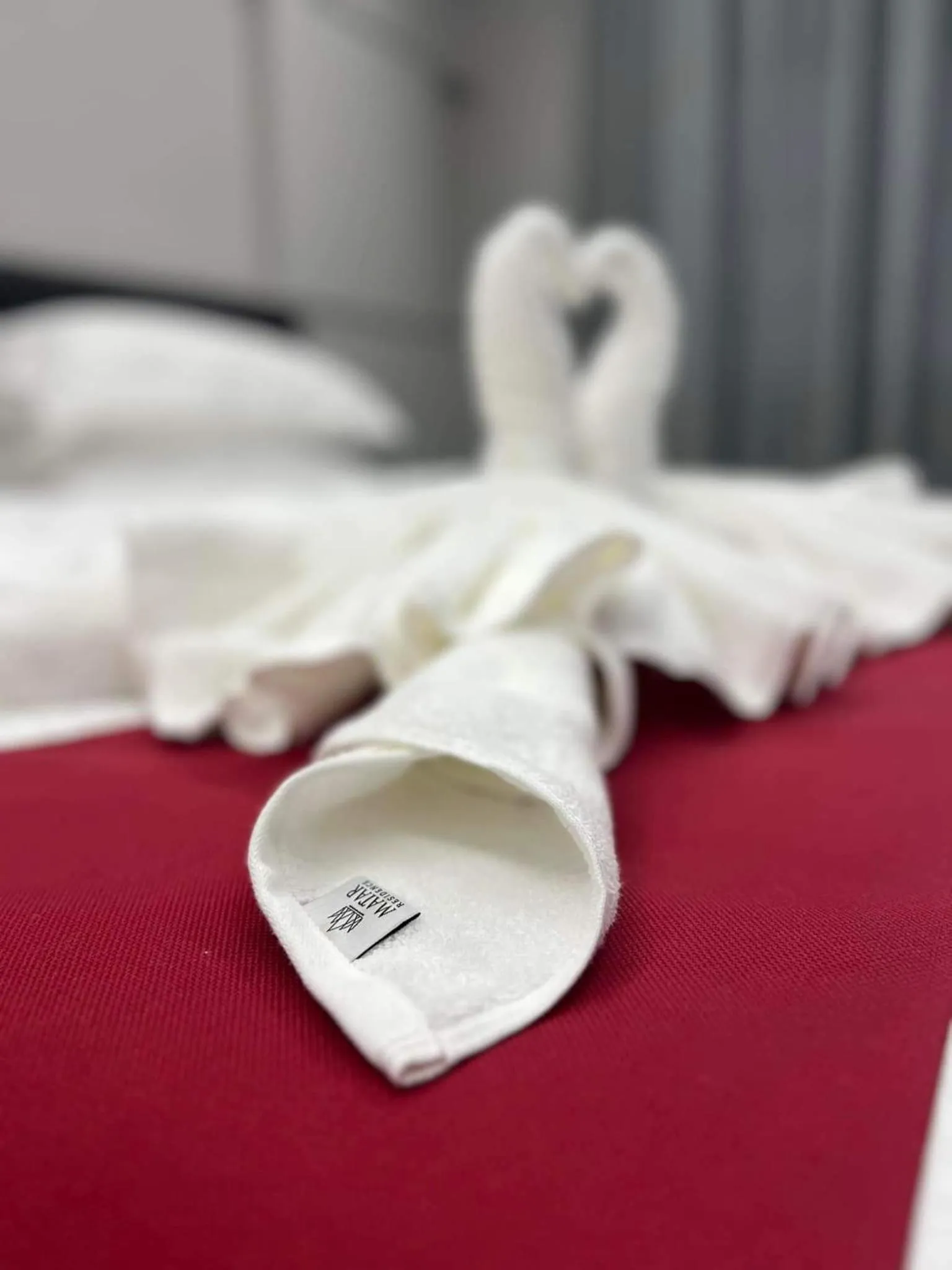 towels, Bed in Matar Residence - Spacious Hotel Suites in Beirut