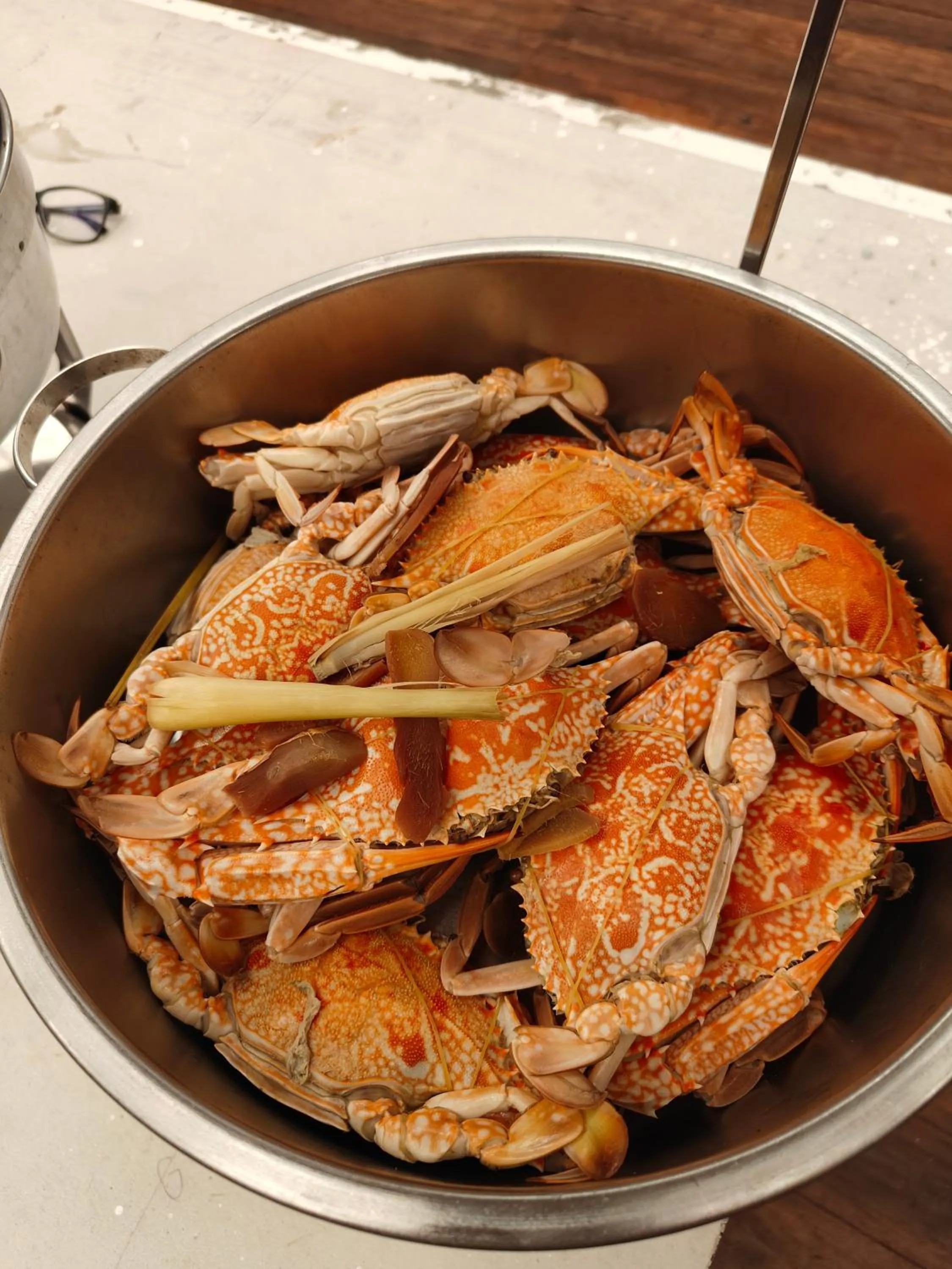 Food close-up in Bubblefish Water Villa