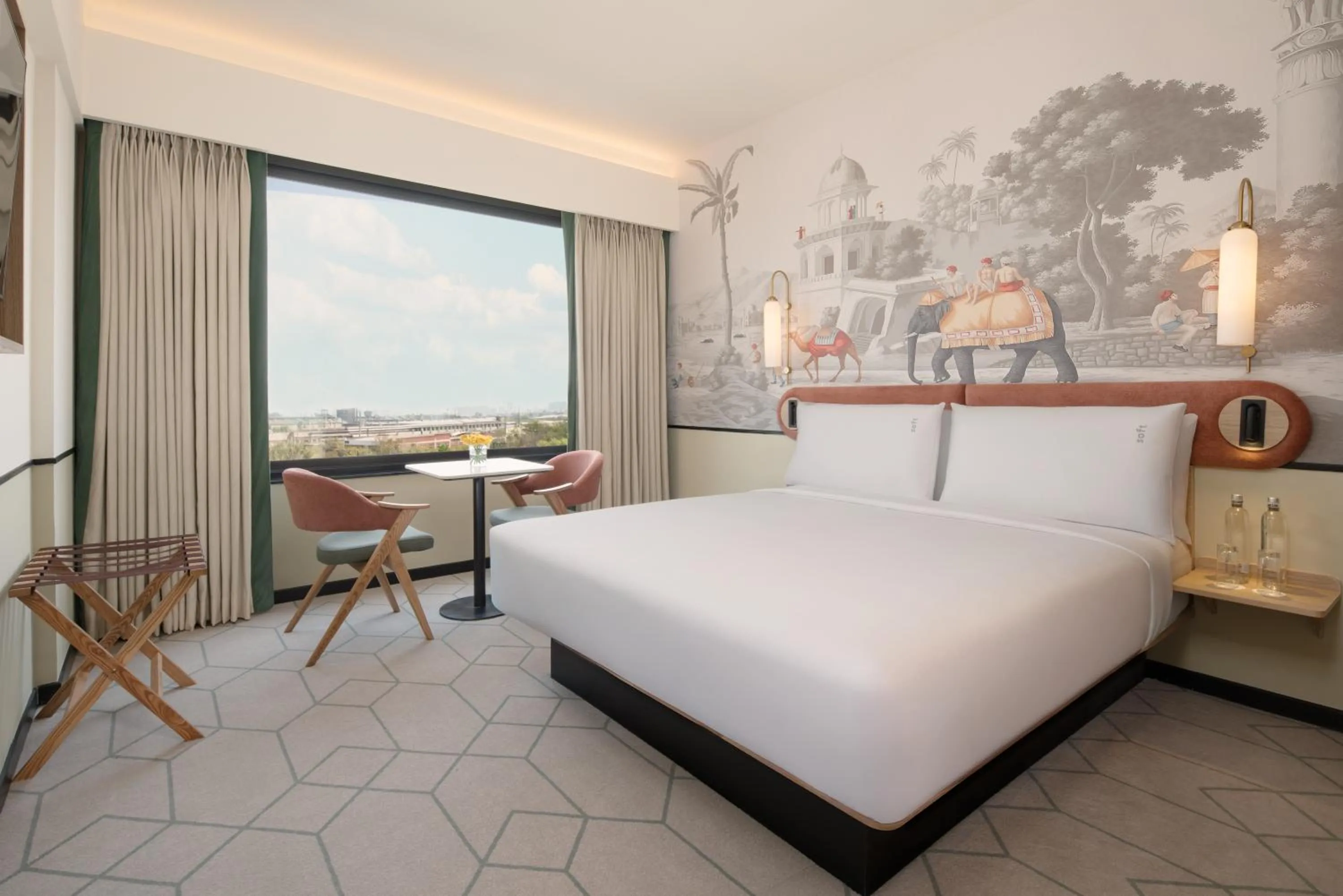 View (from property/room), Bed in Holiday Inn Gurgaon NH8 by IHG