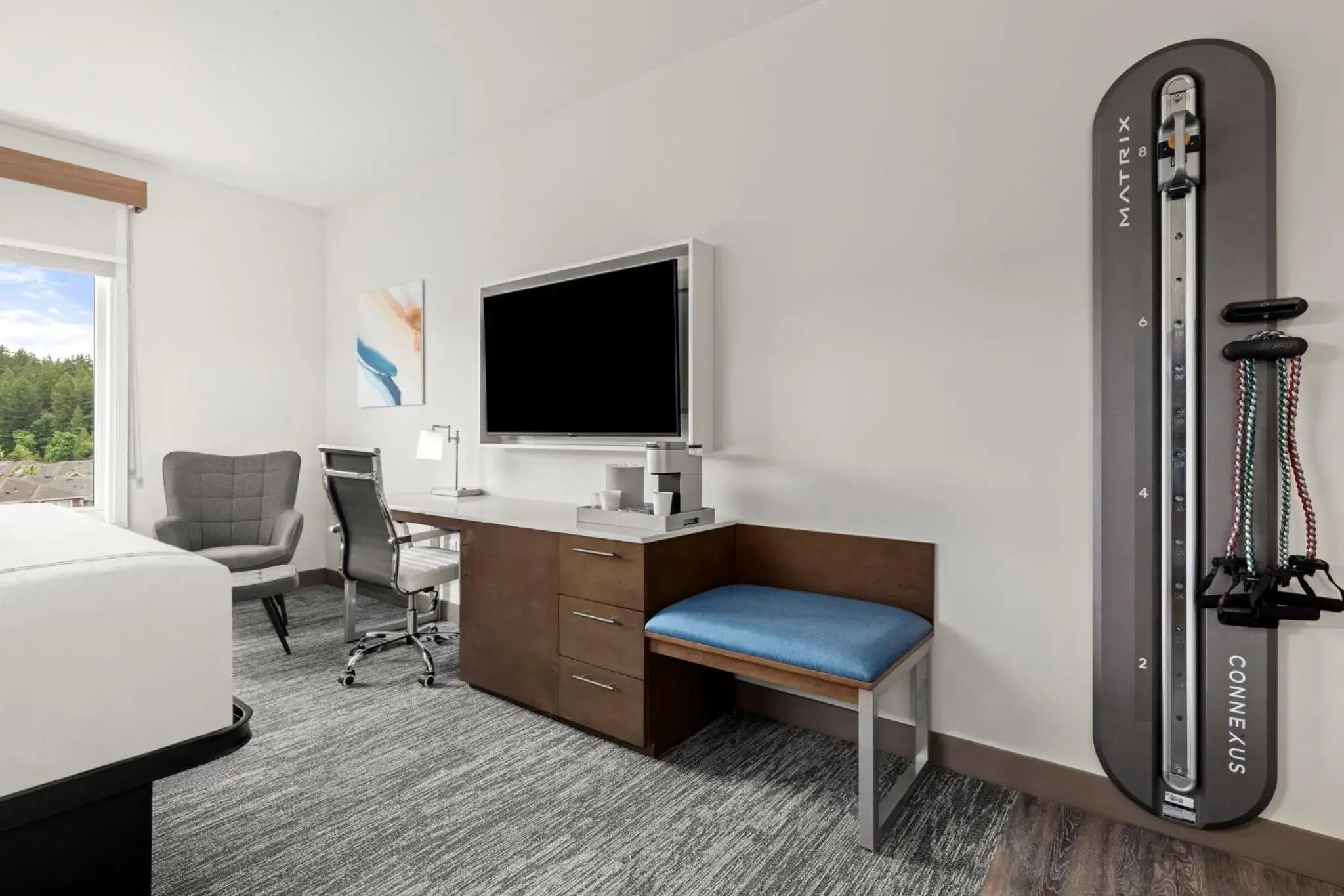 Premium King Room with Peloton Spin Bike in EVEN Hotel Portland - Beaverton by IHG Premium King Room with Peloton Spin Bike in EVEN Hotel Portland - Beaverton by IHG