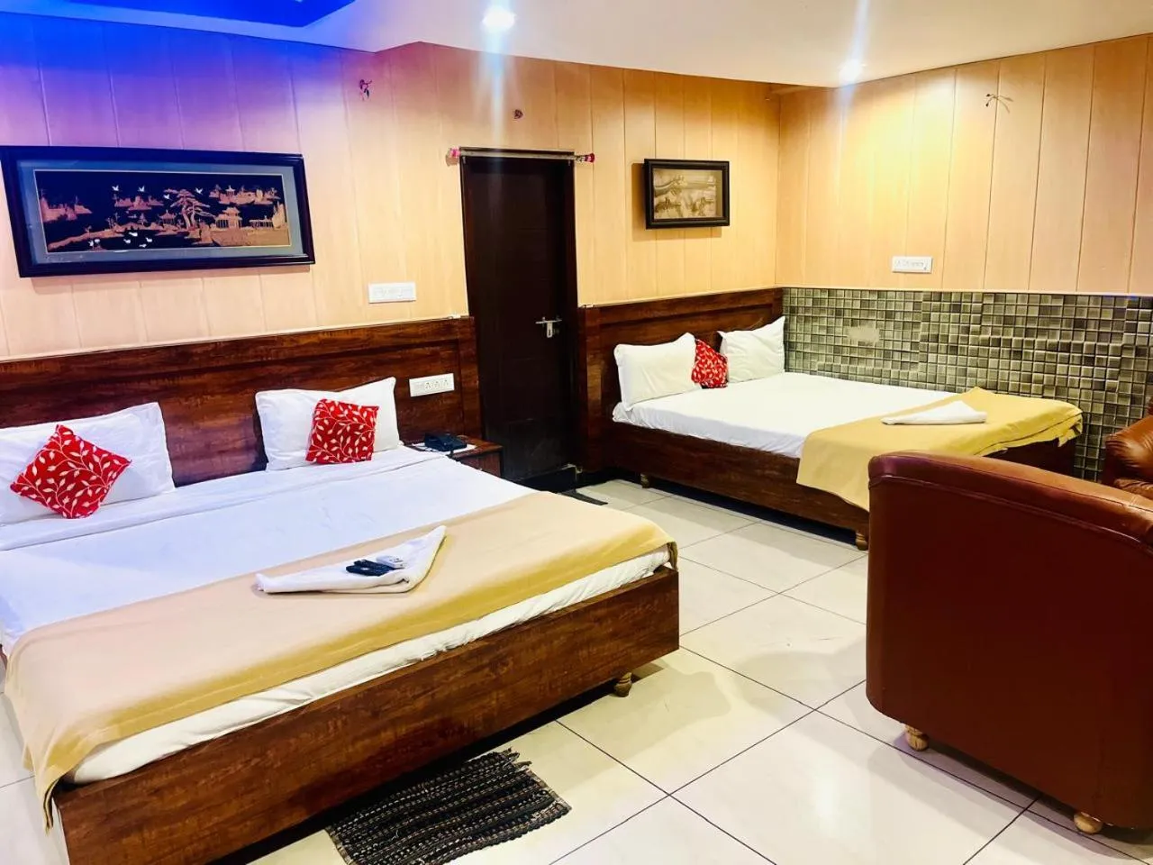 Bed in the HOTEL RL GRAND