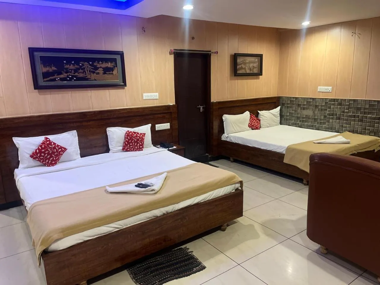 Bed in the HOTEL RL GRAND