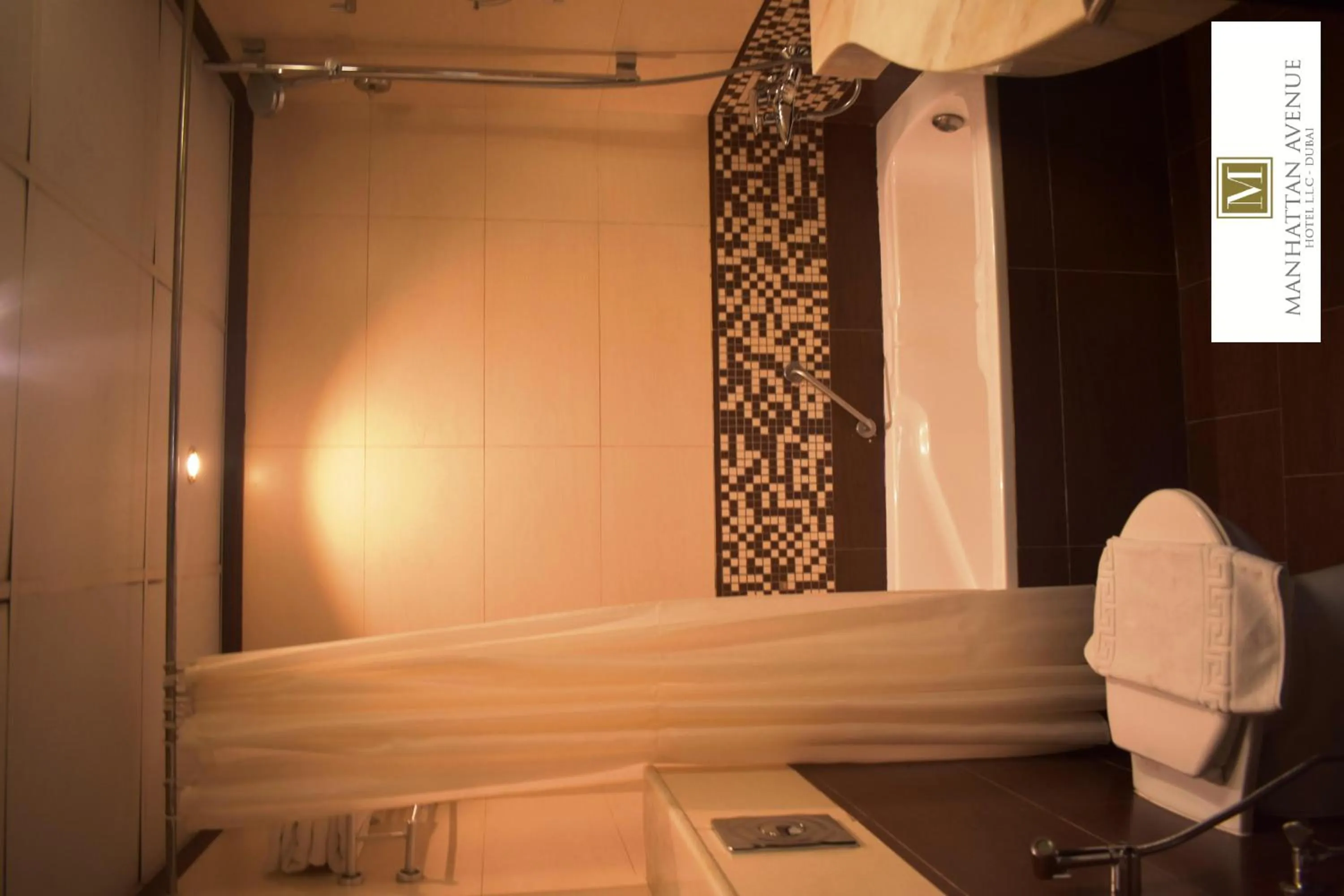 Bathroom in Manhattan Avenue Hotel