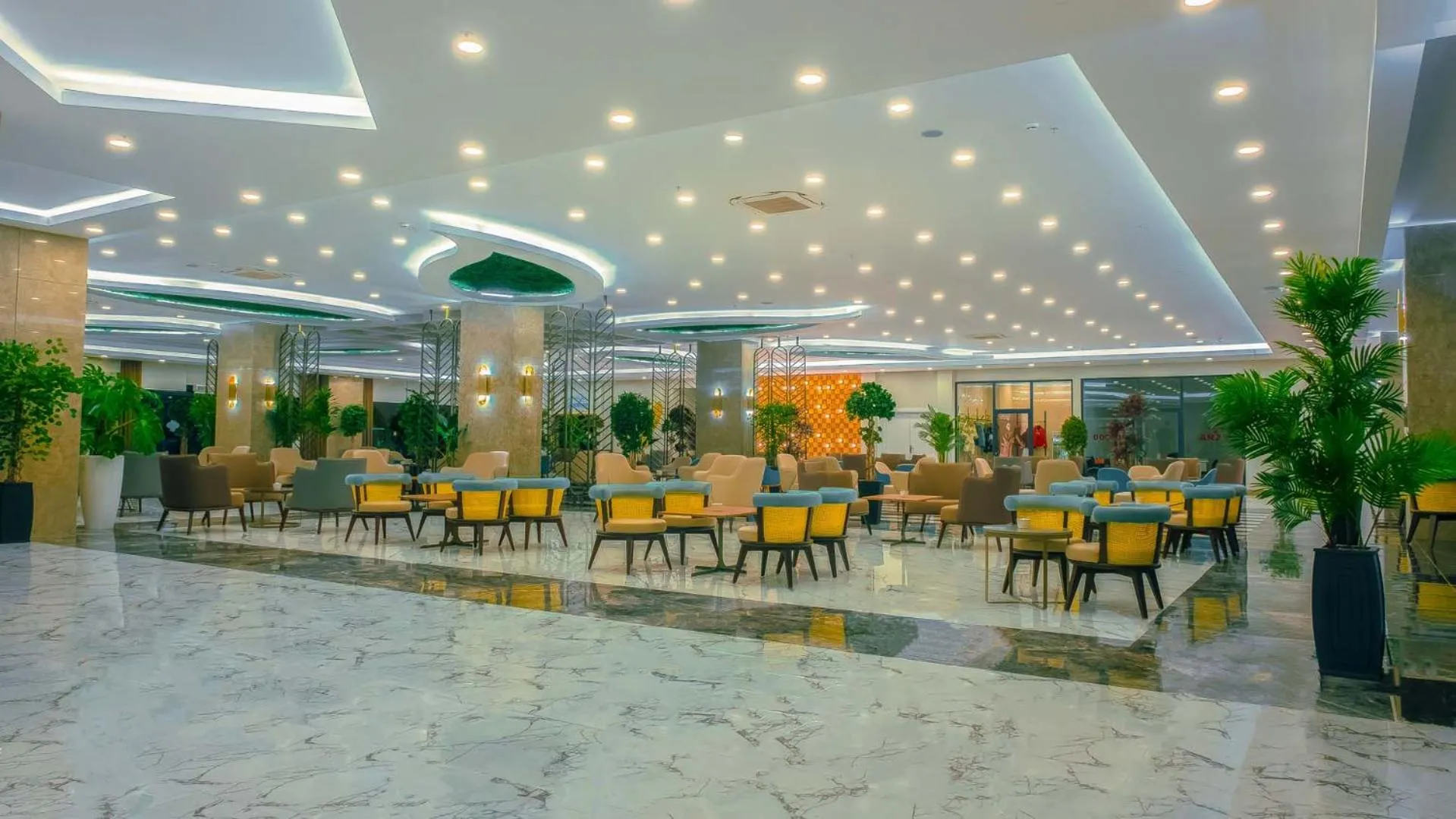 Seating area in Dream Water World