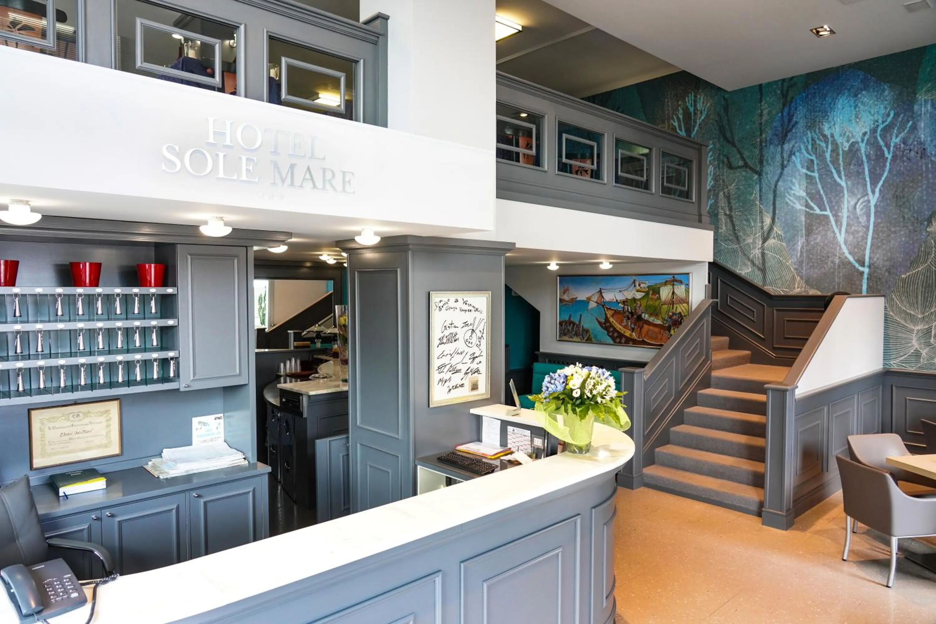 Lobby or reception in Sole Mare