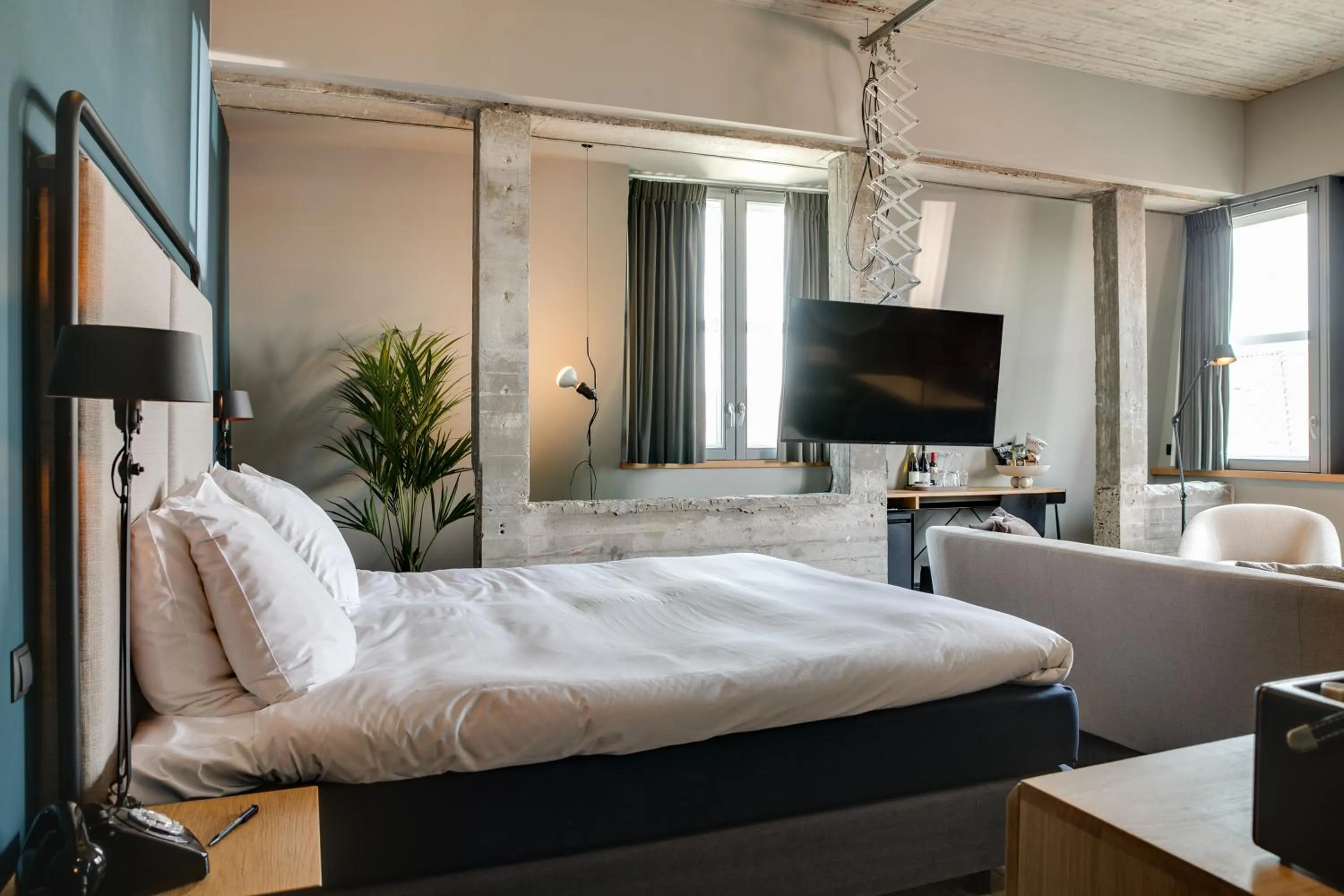 Bed in The Duke Boutique Hotel