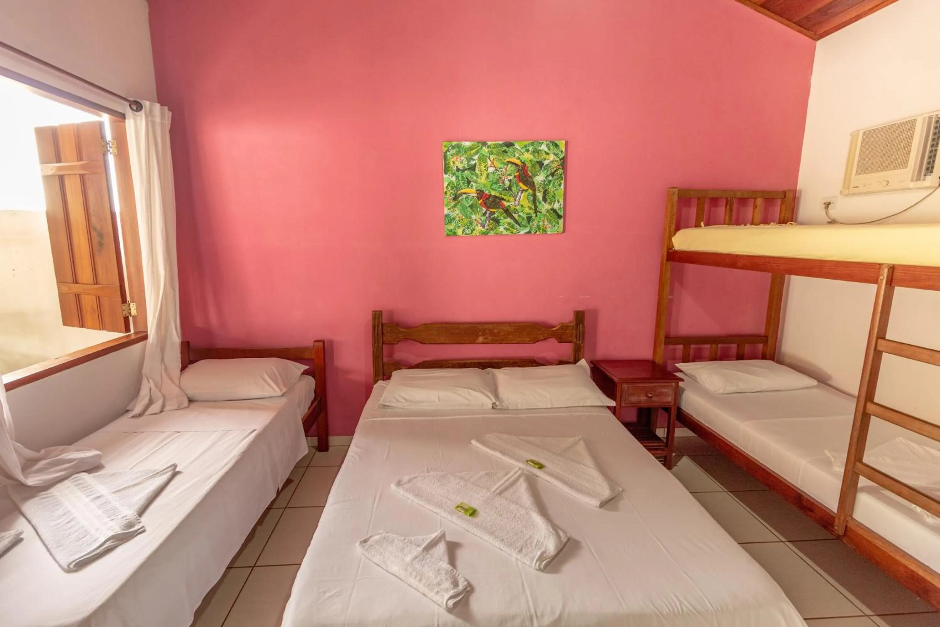 Bed in Pousada Luz do Sol