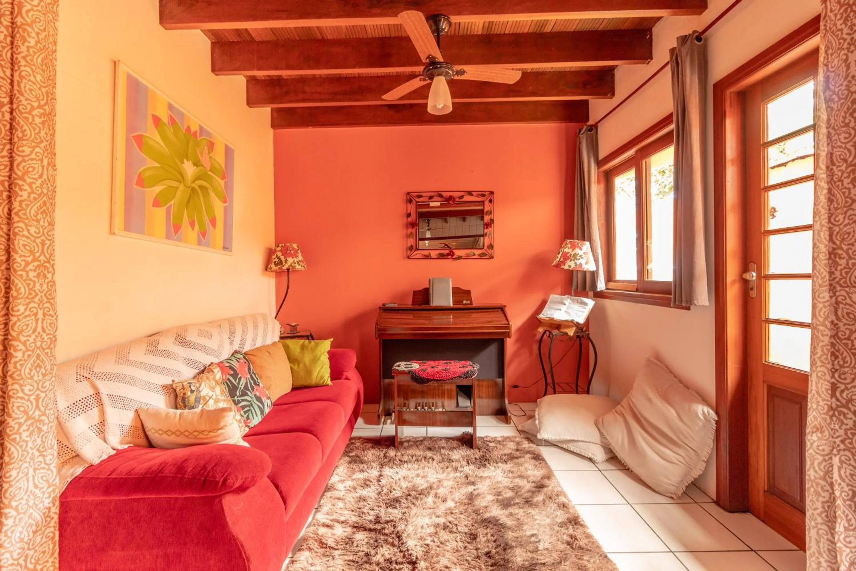 Living room in Pousada Luz do Sol