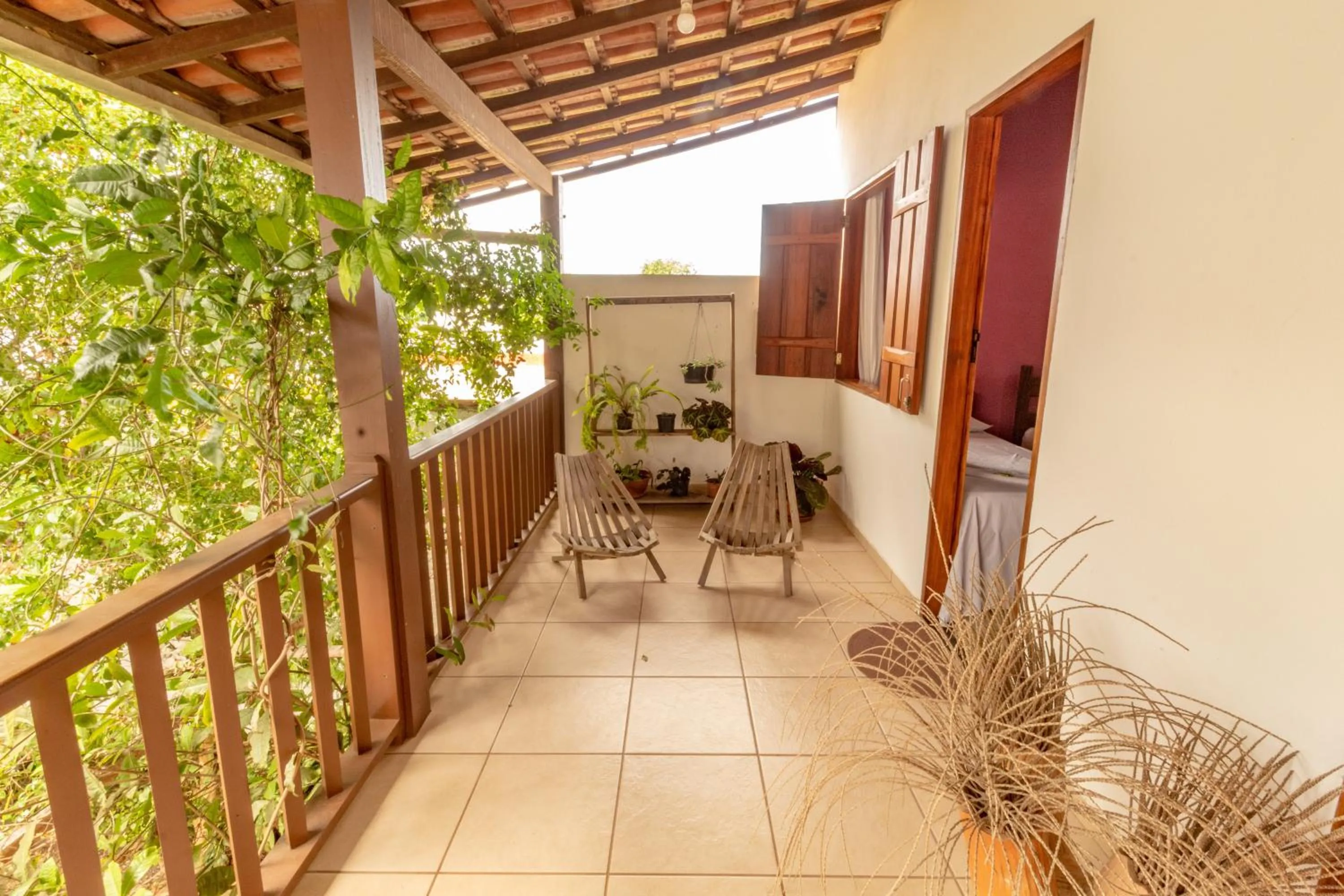 Balcony/Terrace in Pousada Luz do Sol