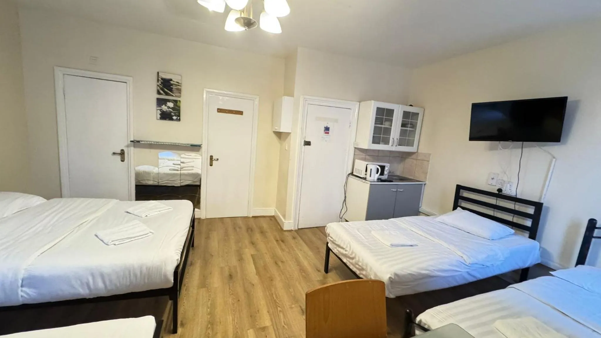 Photo of the whole room, Bed in Anwar House