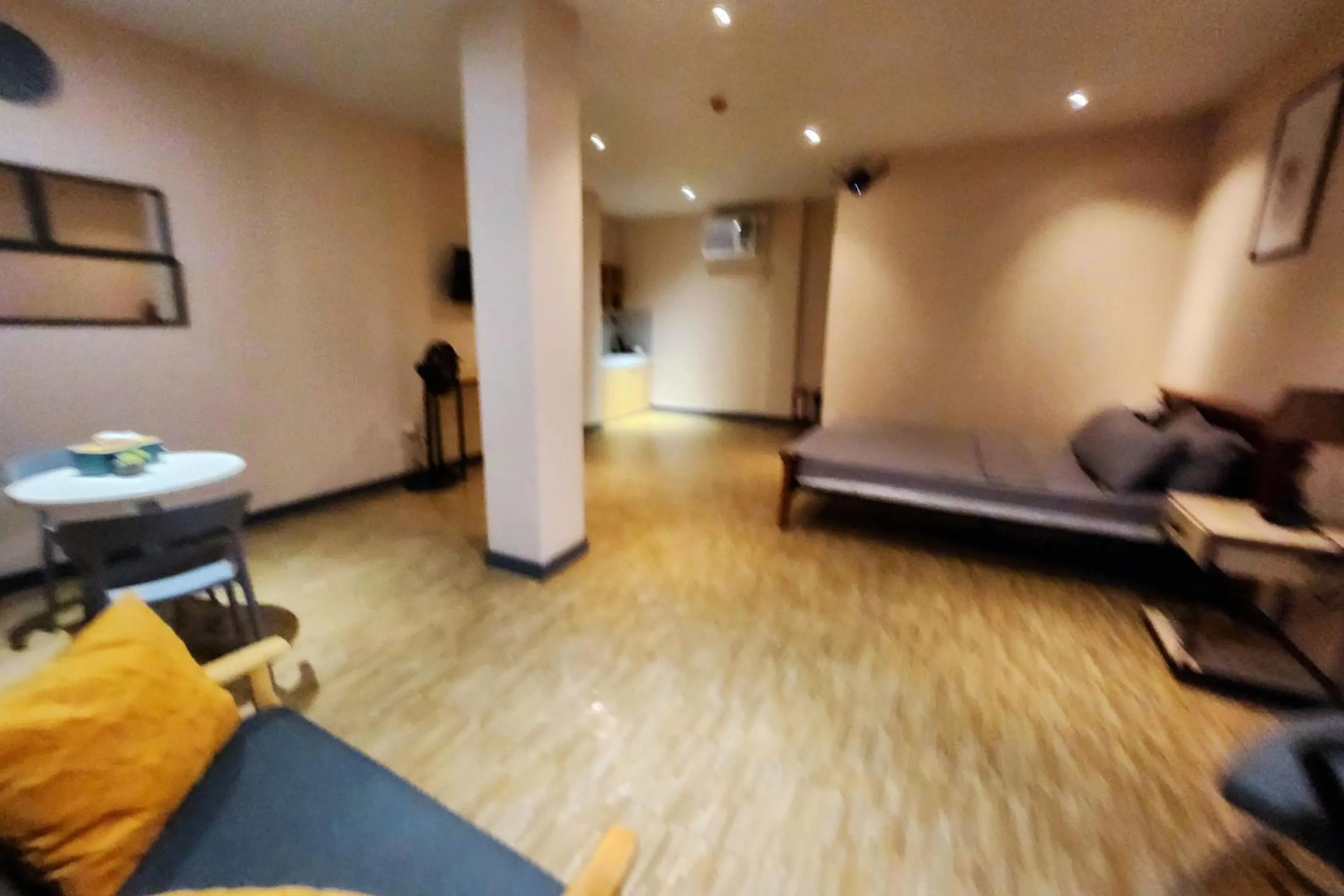 Bed in Freddo Studio Apartelle