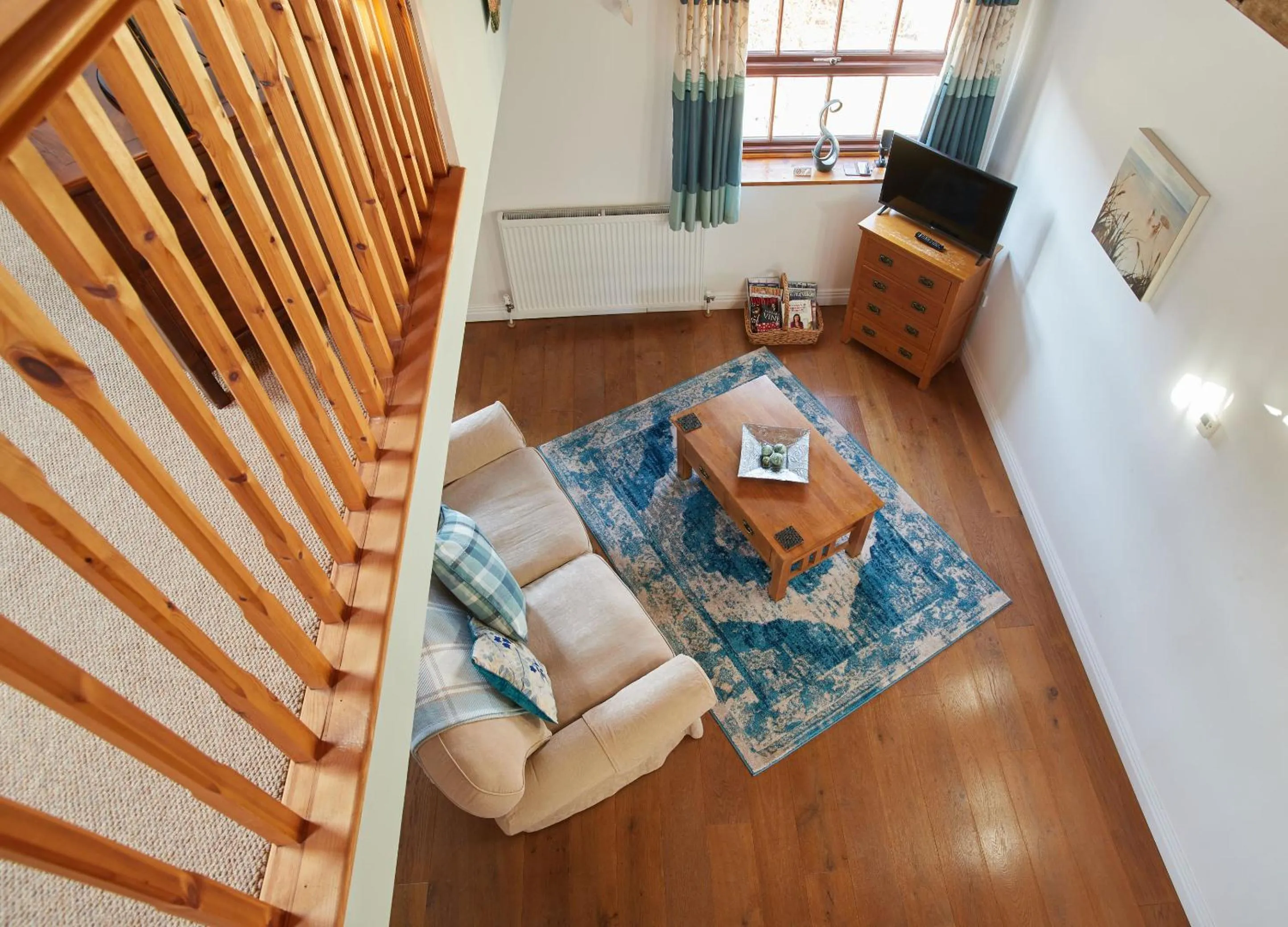 Living room in Dairy Barns