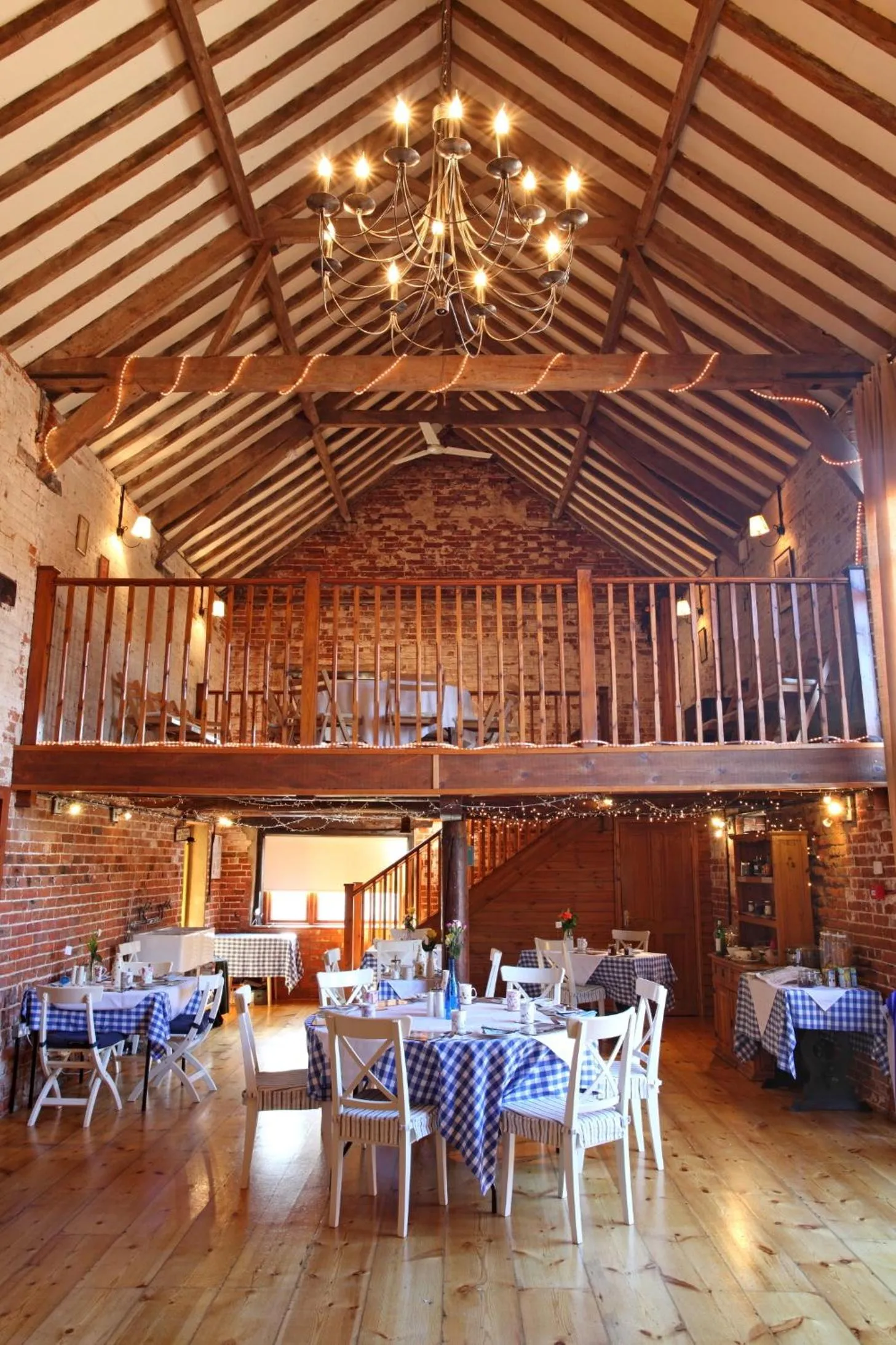 Dining area in Dairy Barns