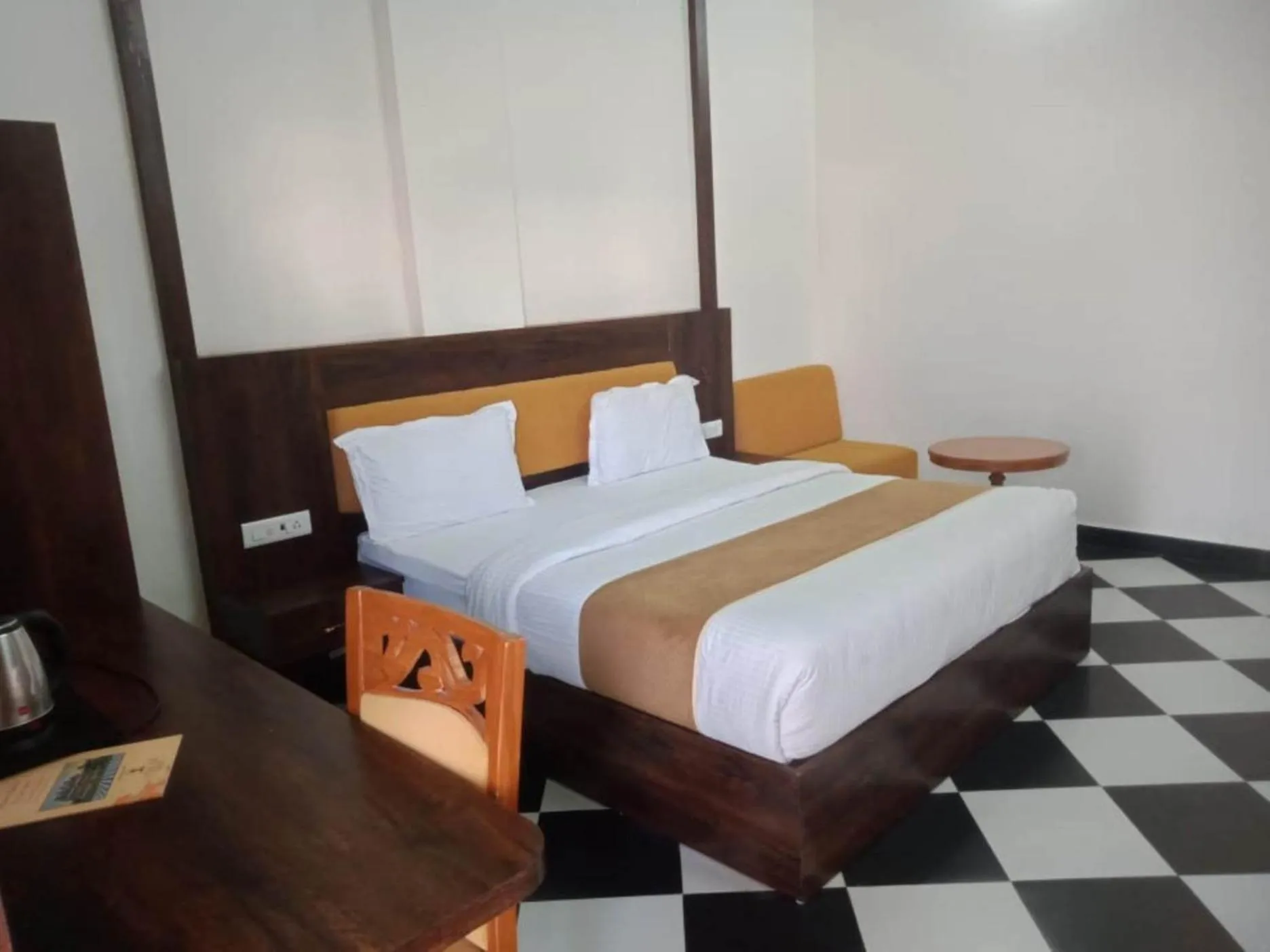 Bed in DHANWA RESORT, A UNIT OF SATKAR HOTEL AND RESORTs