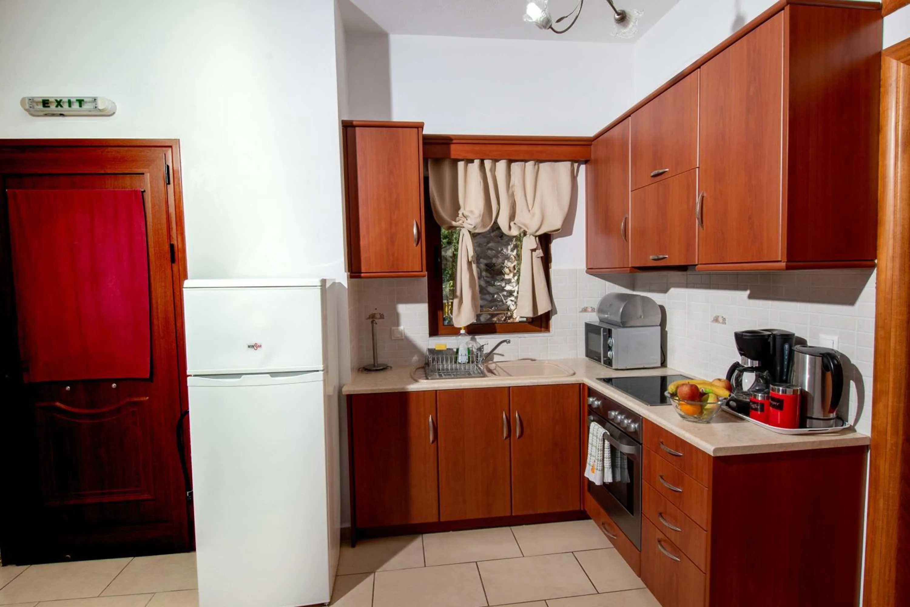 kitchen in Kalloni village apartments