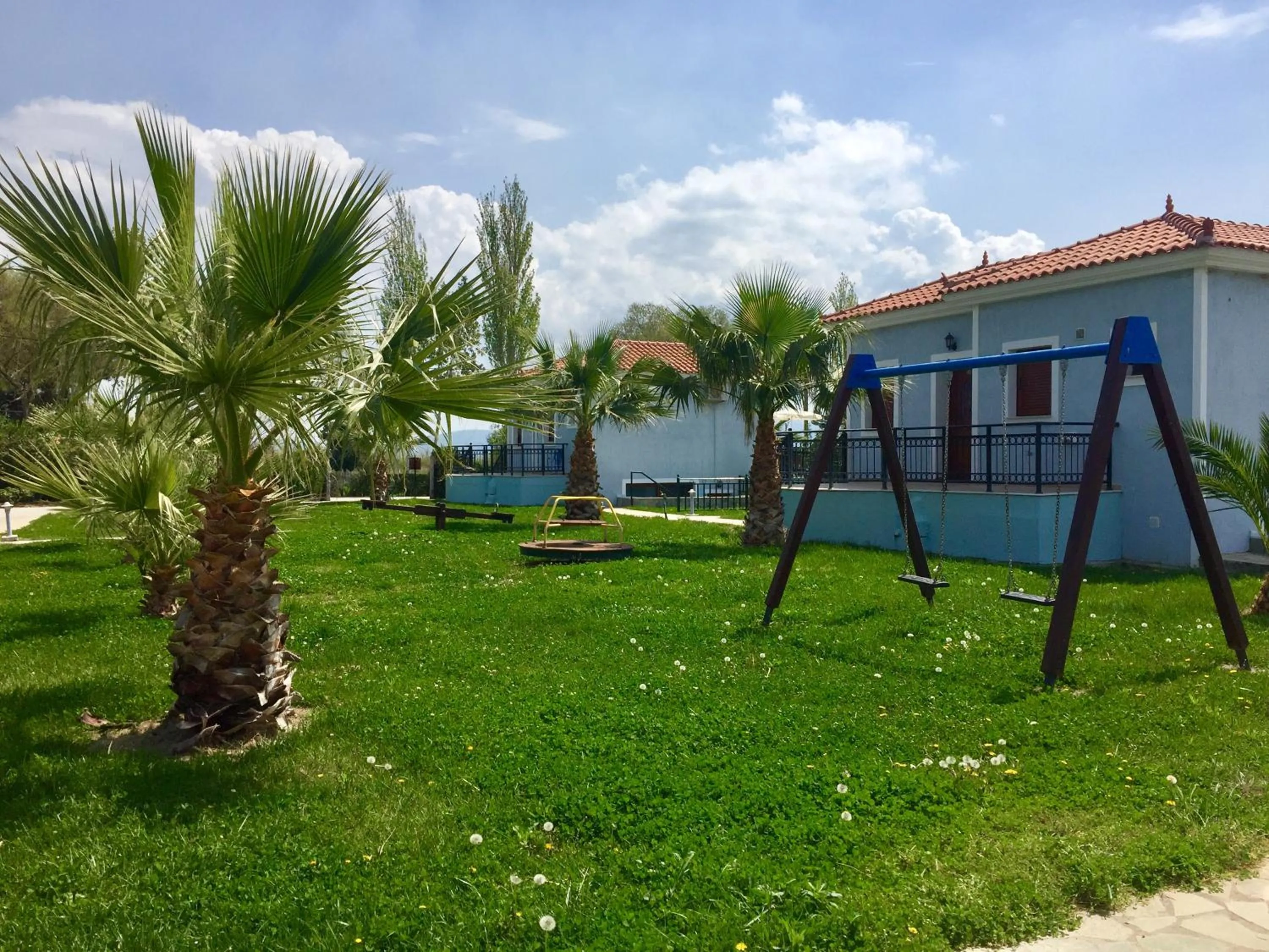 Children play ground in Kalloni village apartments